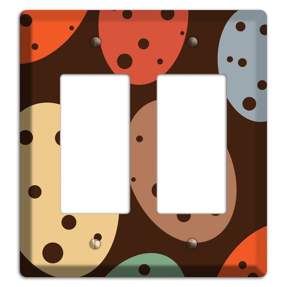 Brown Eggs 2 Rocker Wallplate