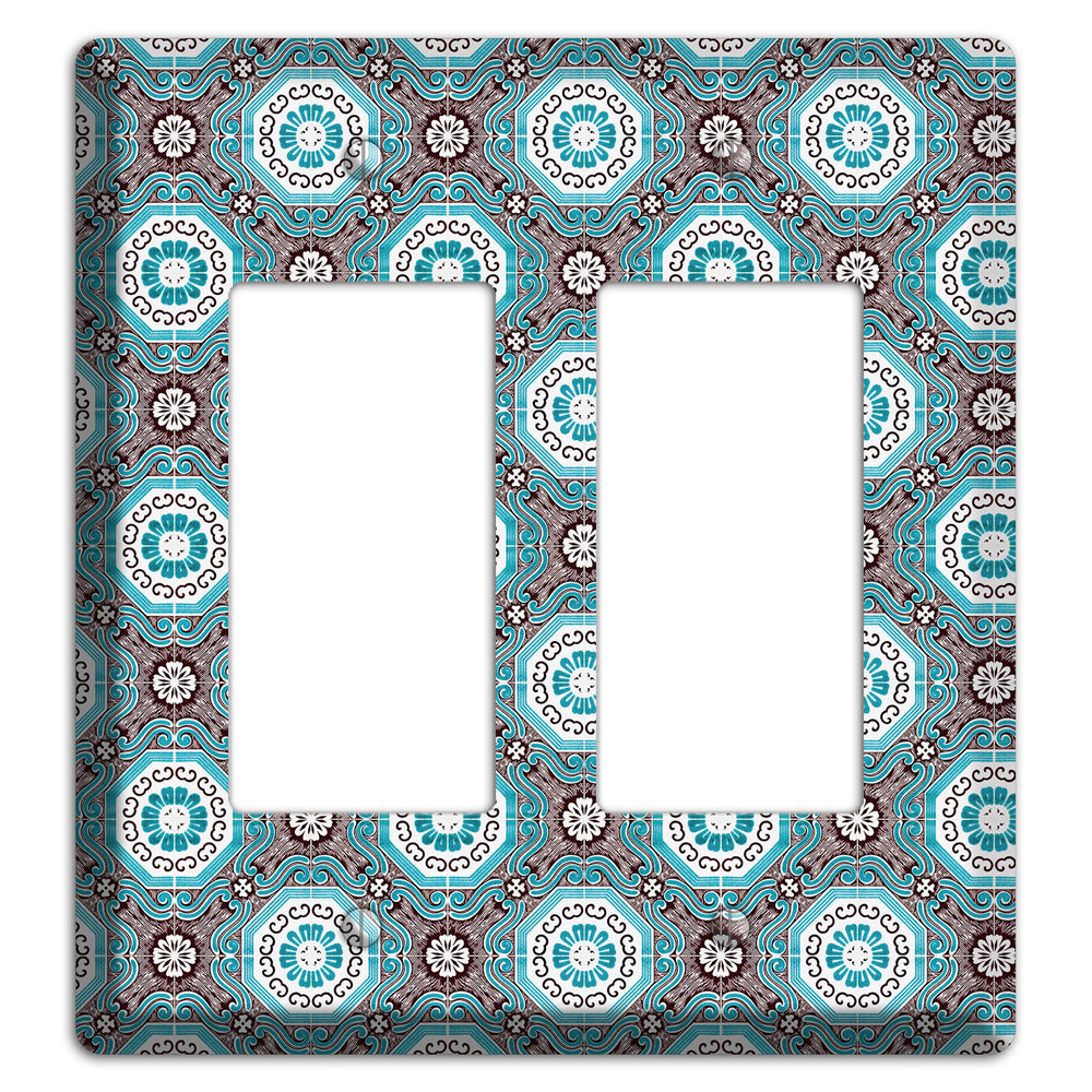 Tavira Tiles 2 2 Rocker Wallplate