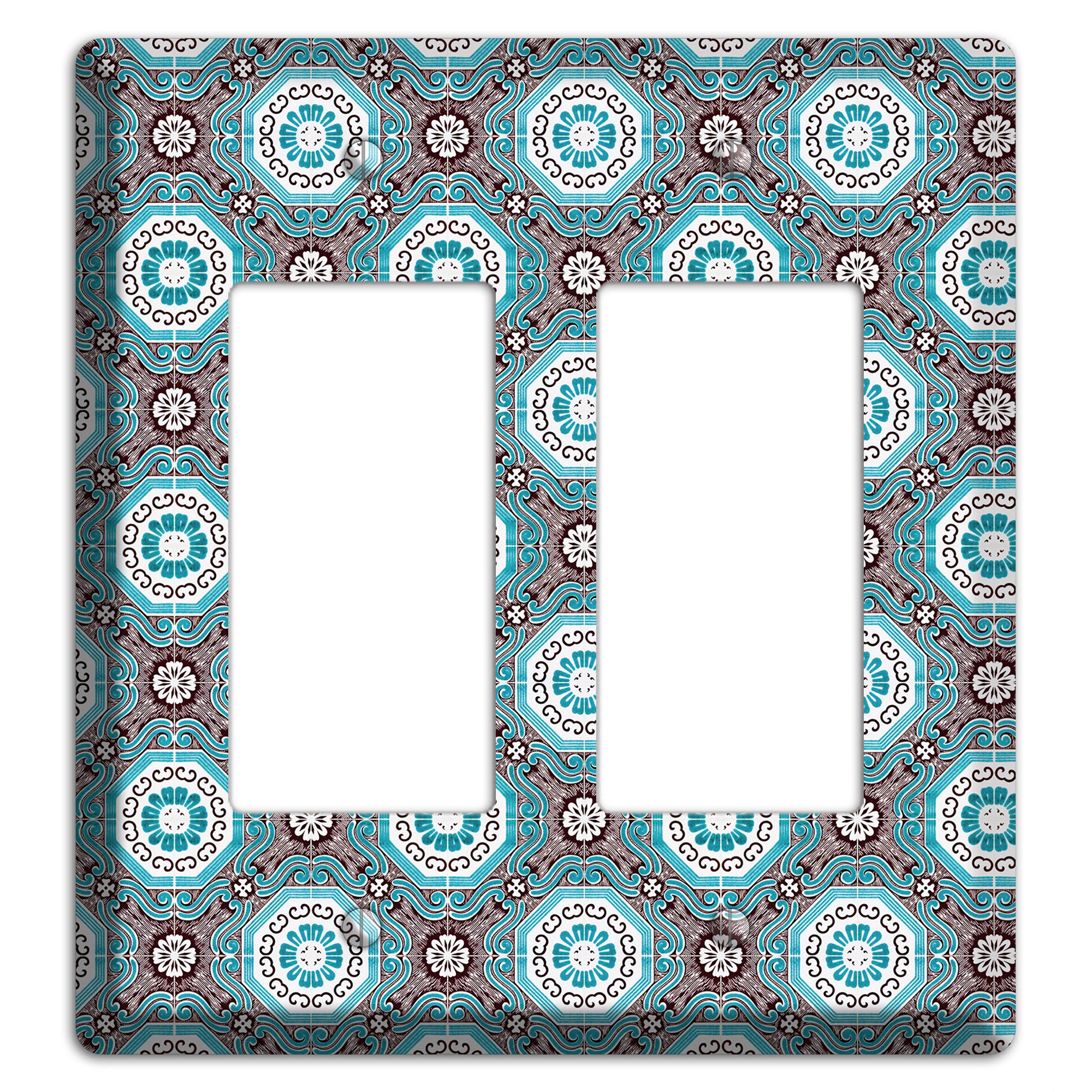 Tavira Tiles 2 2 Rocker Wallplate