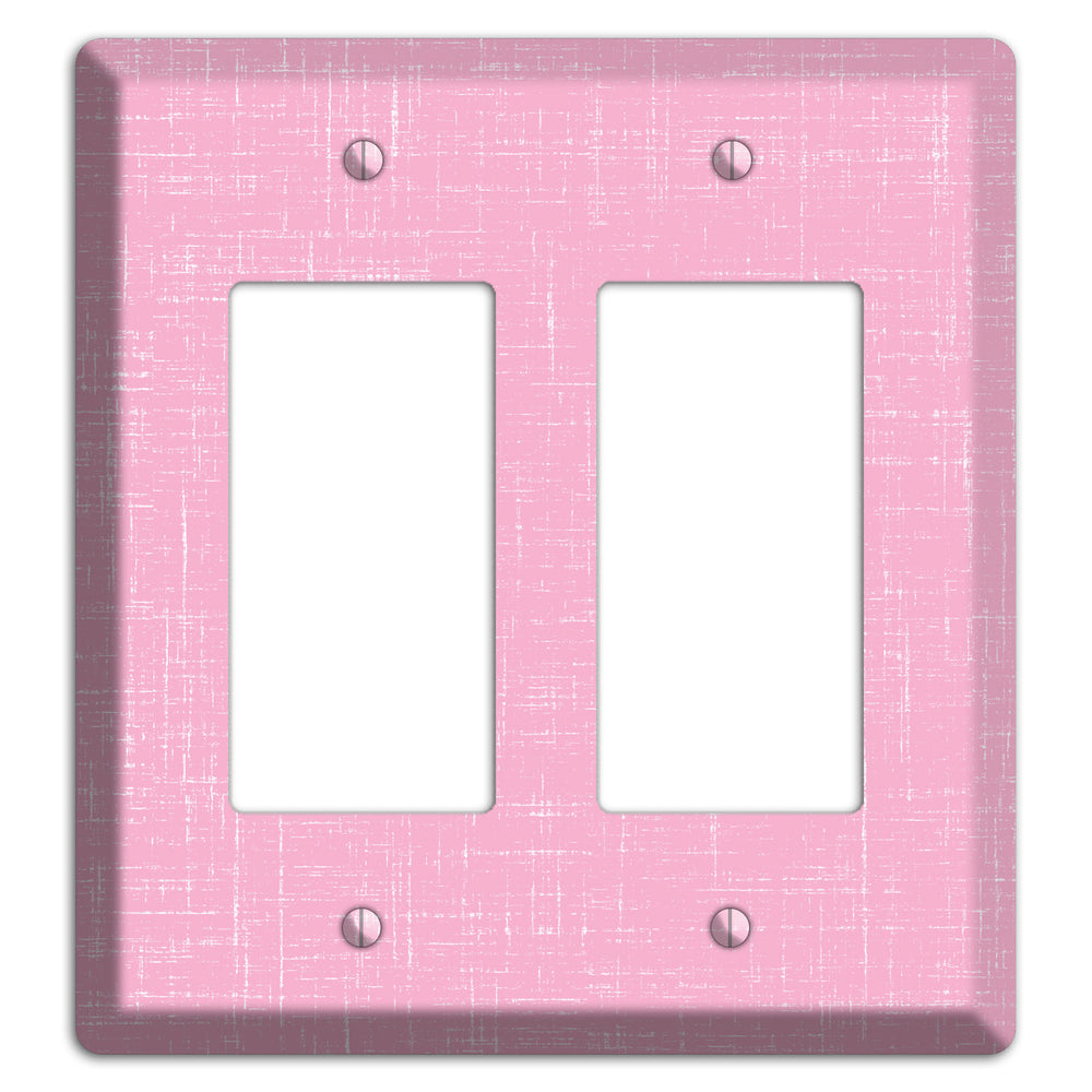 Chantilly Pink Texture 2 Rocker Wallplate