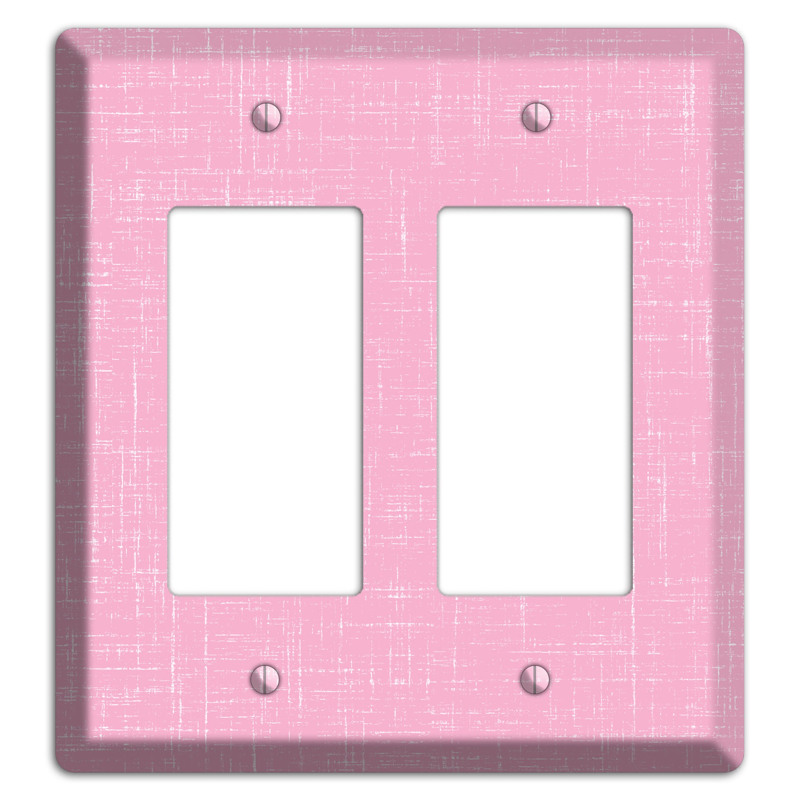 Chantilly Pink Texture 2 Rocker Wallplate