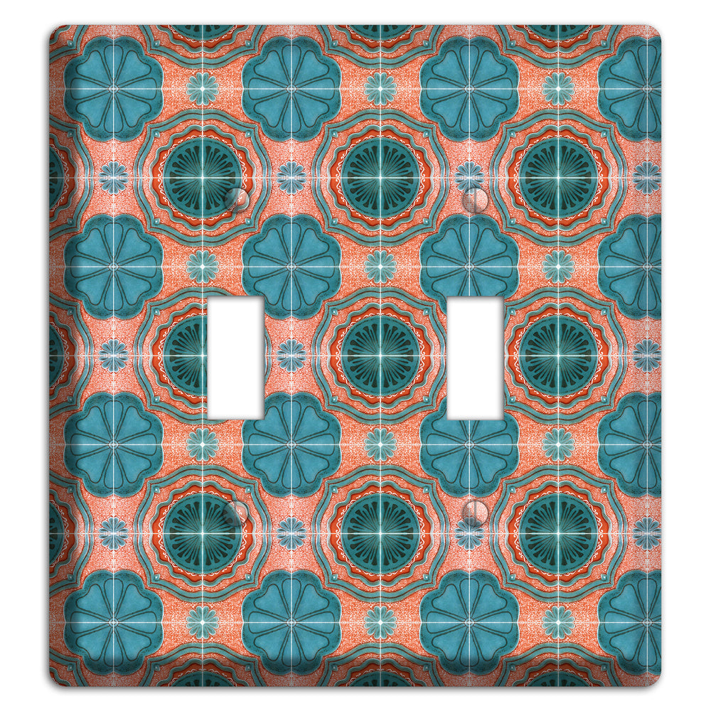Tavira Tiles 3 2 Toggle Wallplate