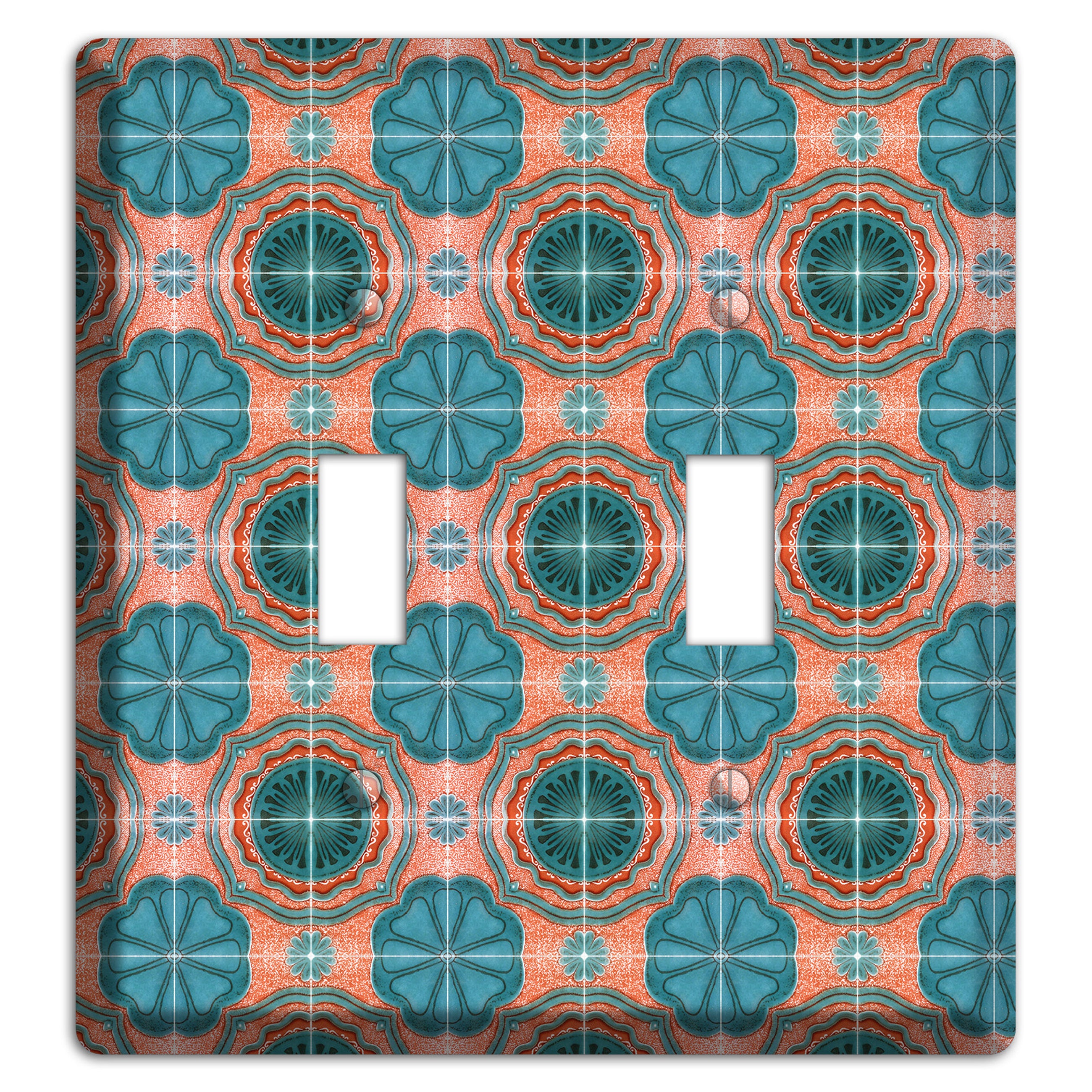 Tavira Tiles 3 2 Toggle Wallplate