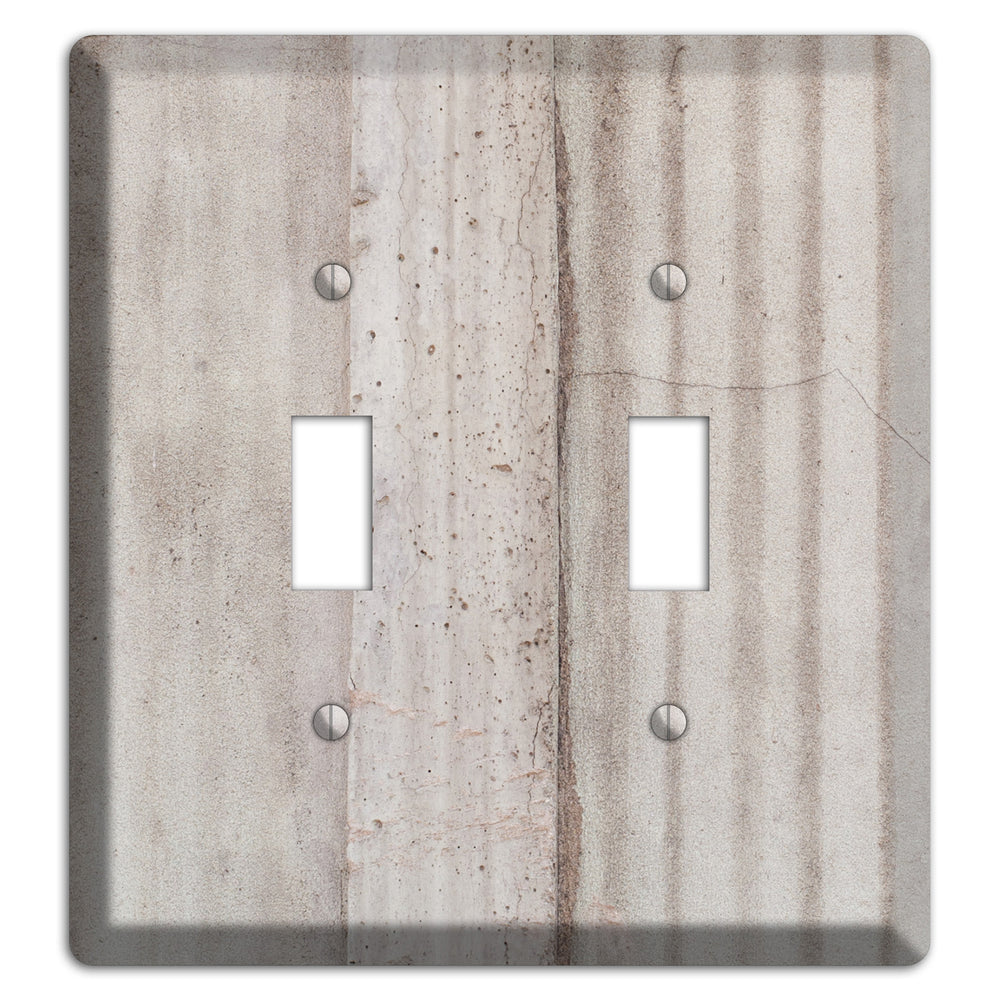 Old Concrete 5 2 Toggle Wallplate