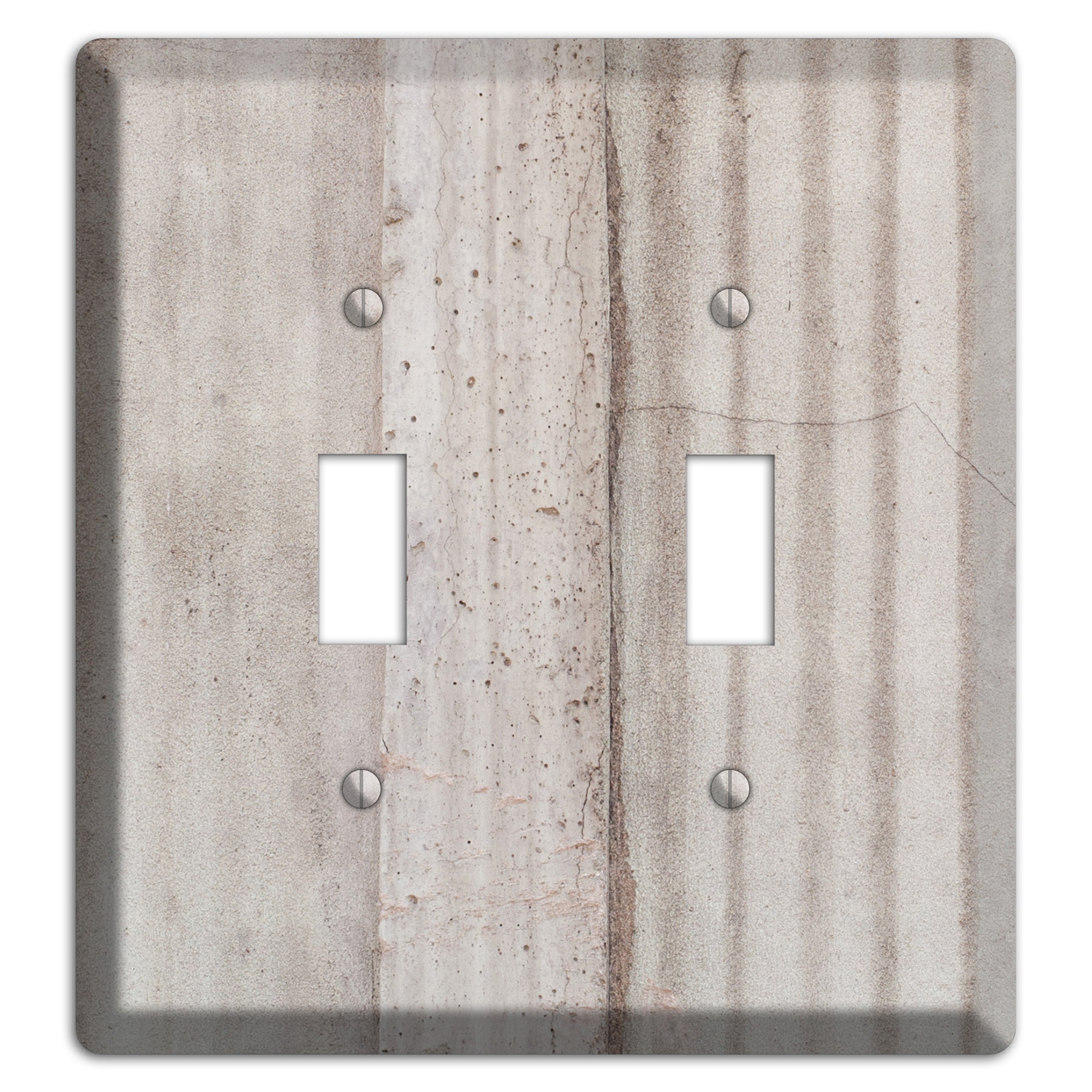 Old Concrete 5 2 Toggle Wallplate