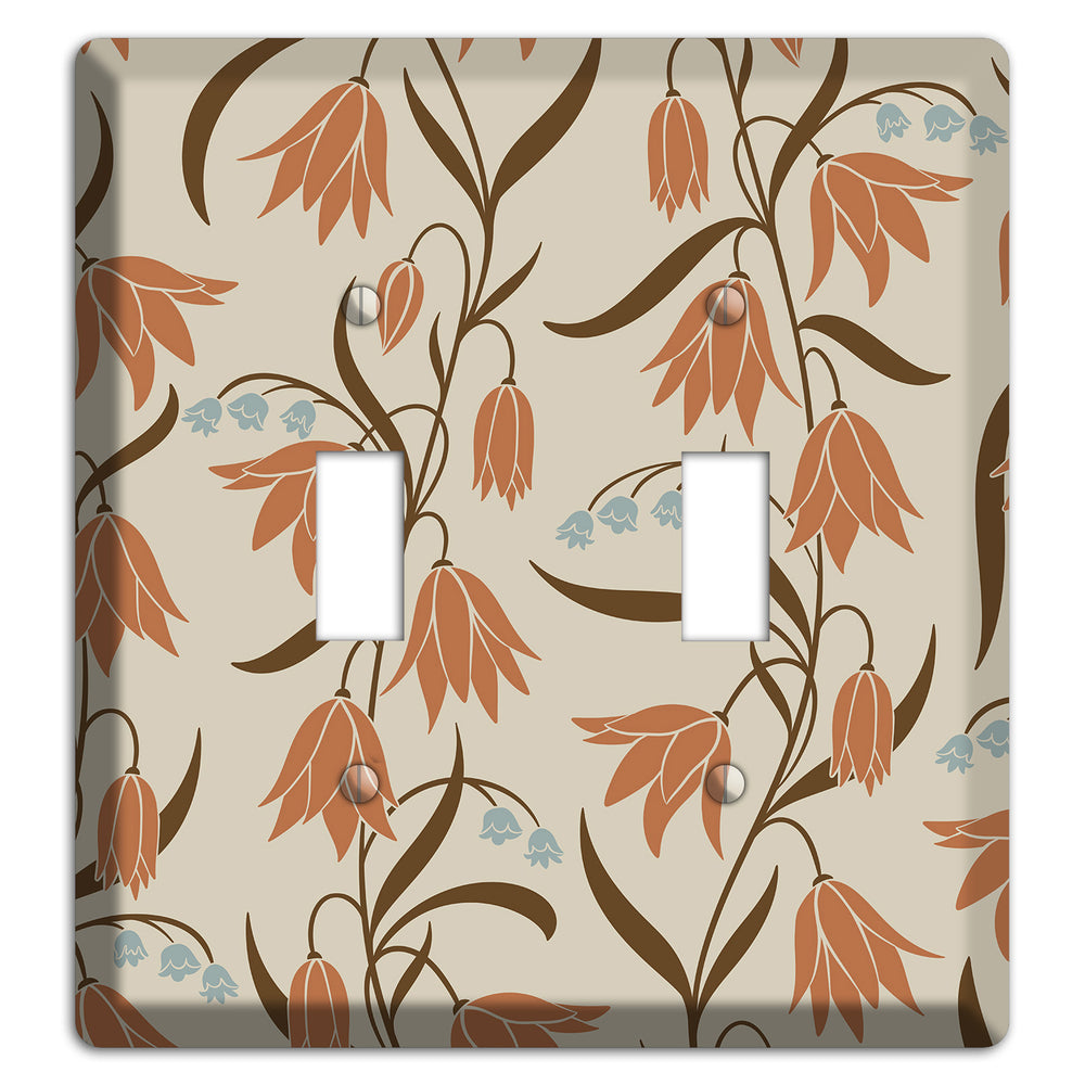 Spring Floral 1 2 Toggle Wallplate
