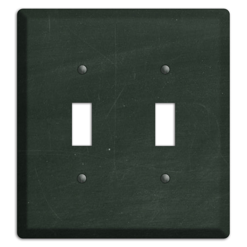 Chalk Black 2 Toggle Wallplate