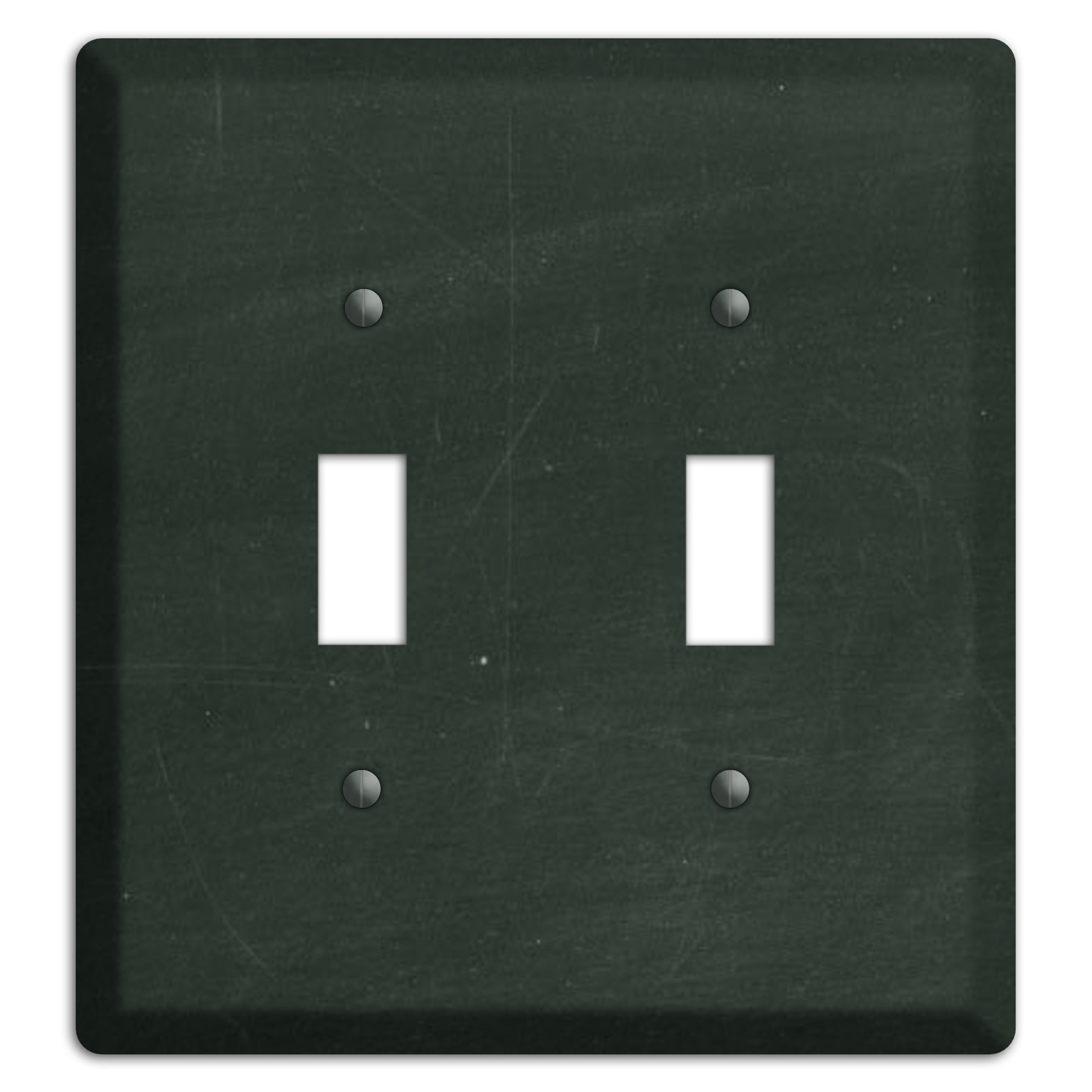 Chalk Black 2 Toggle Wallplate