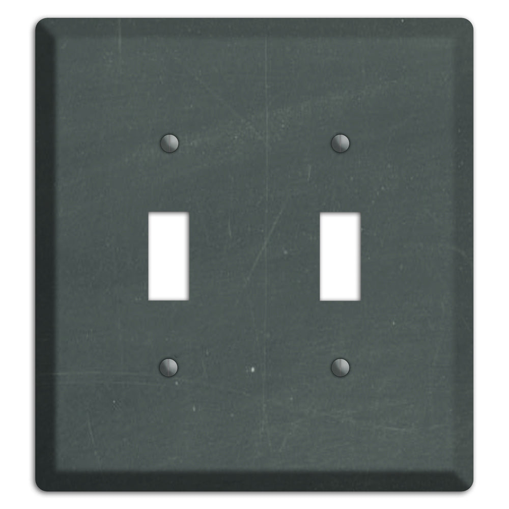 Chalk Dark Grey 2 Toggle Wallplate