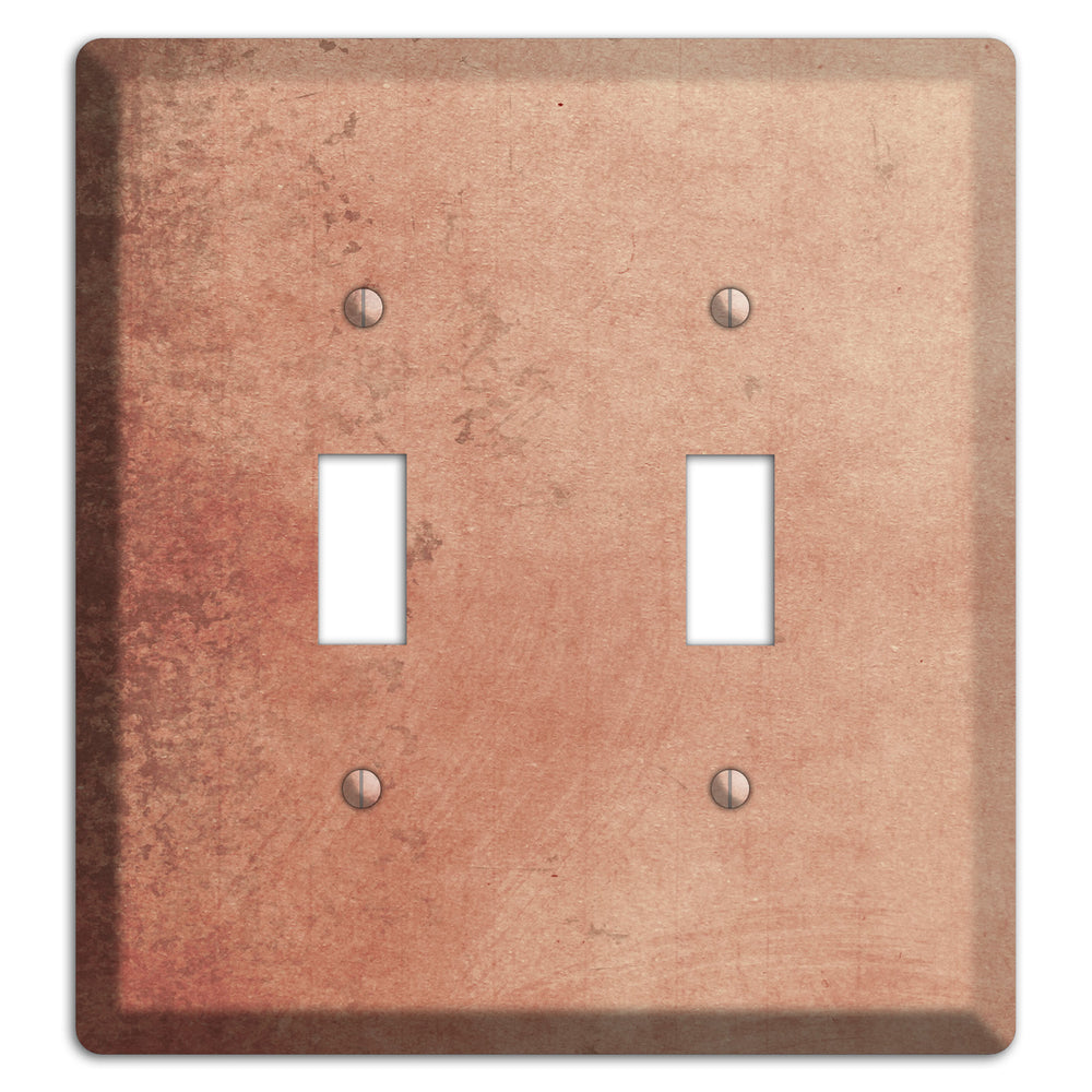Tan Vintage Grunge 2 Toggle Wallplate
