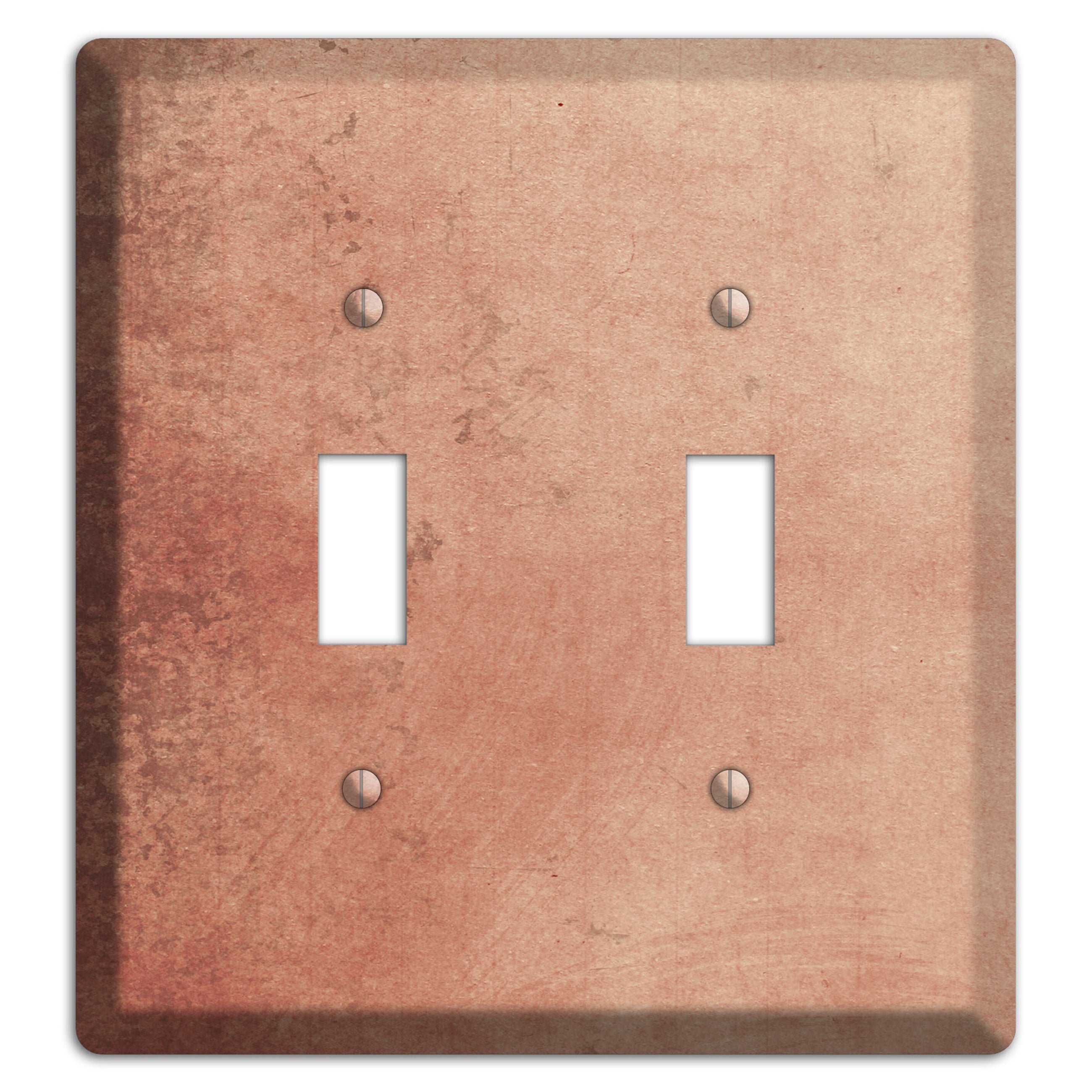 Tan Vintage Grunge 2 Toggle Wallplate
