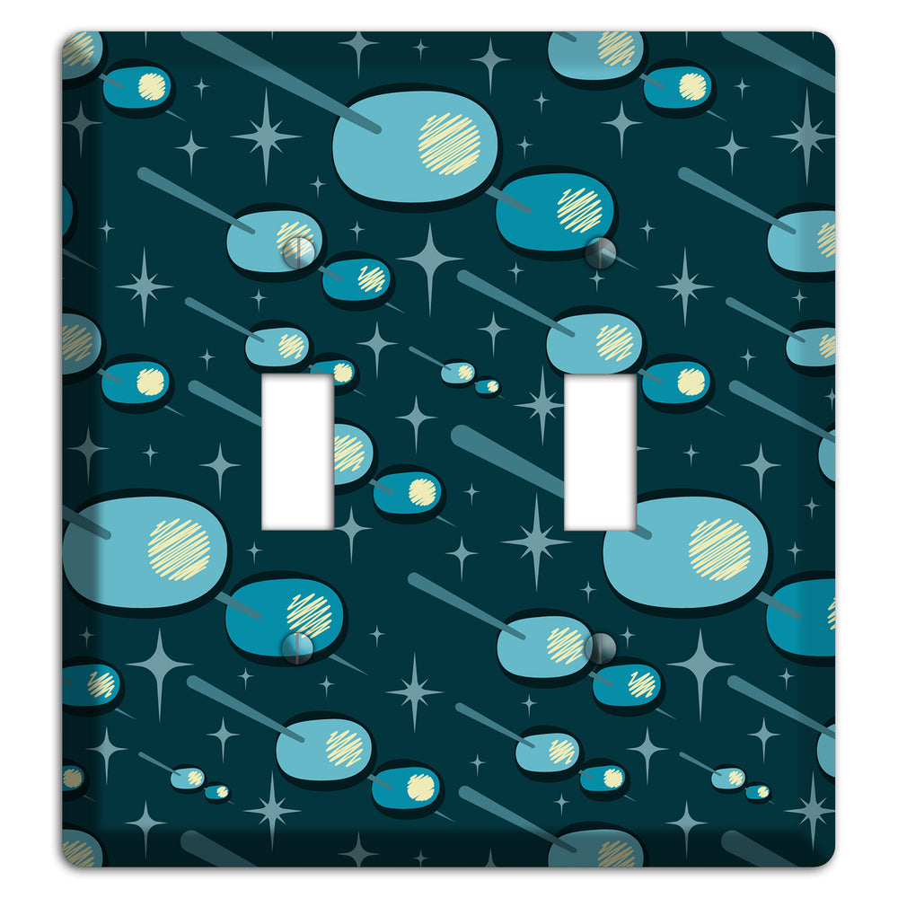 Retro Martini Olive 2 Toggle Wallplate