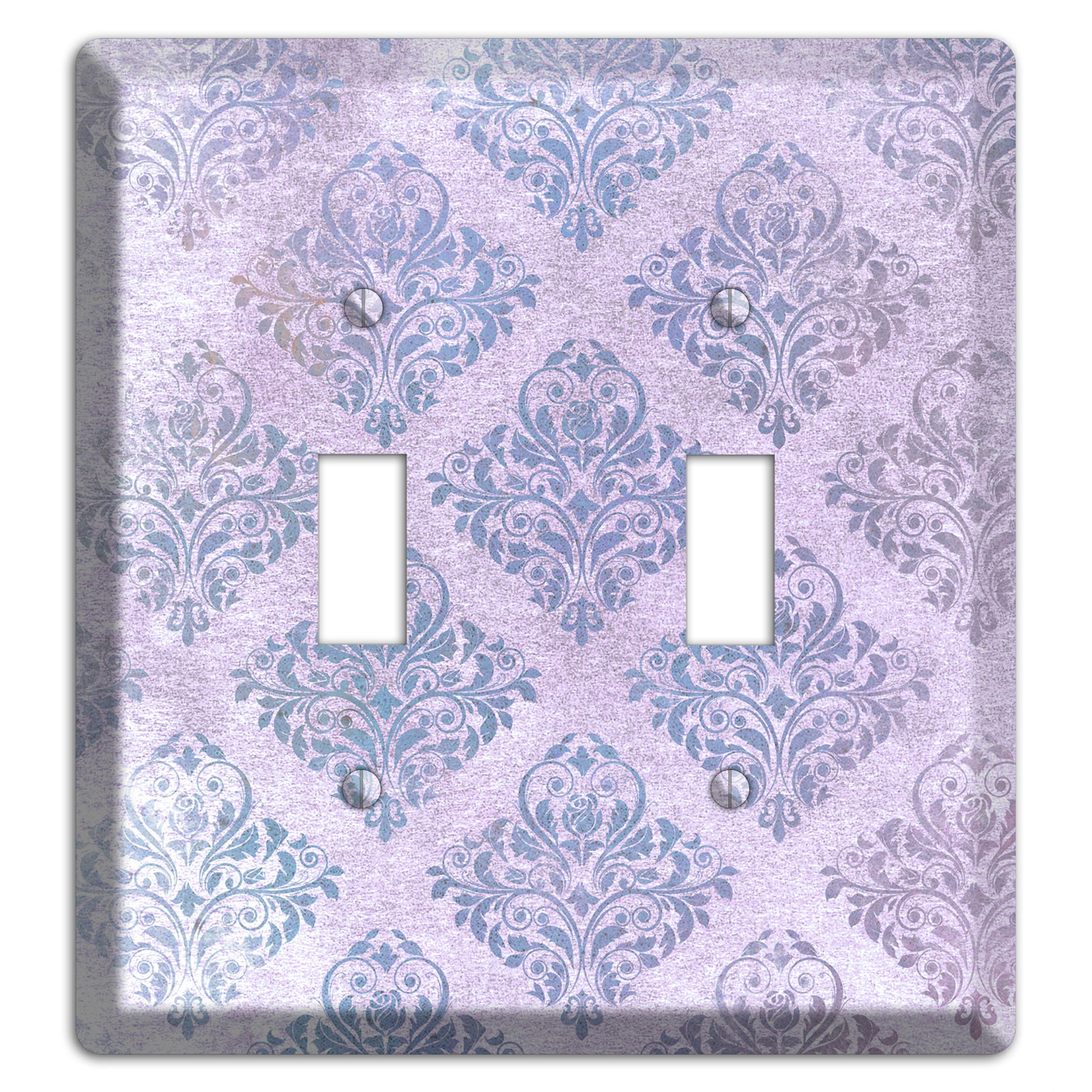 Logan Whimsical Damask 2 Toggle Wallplate