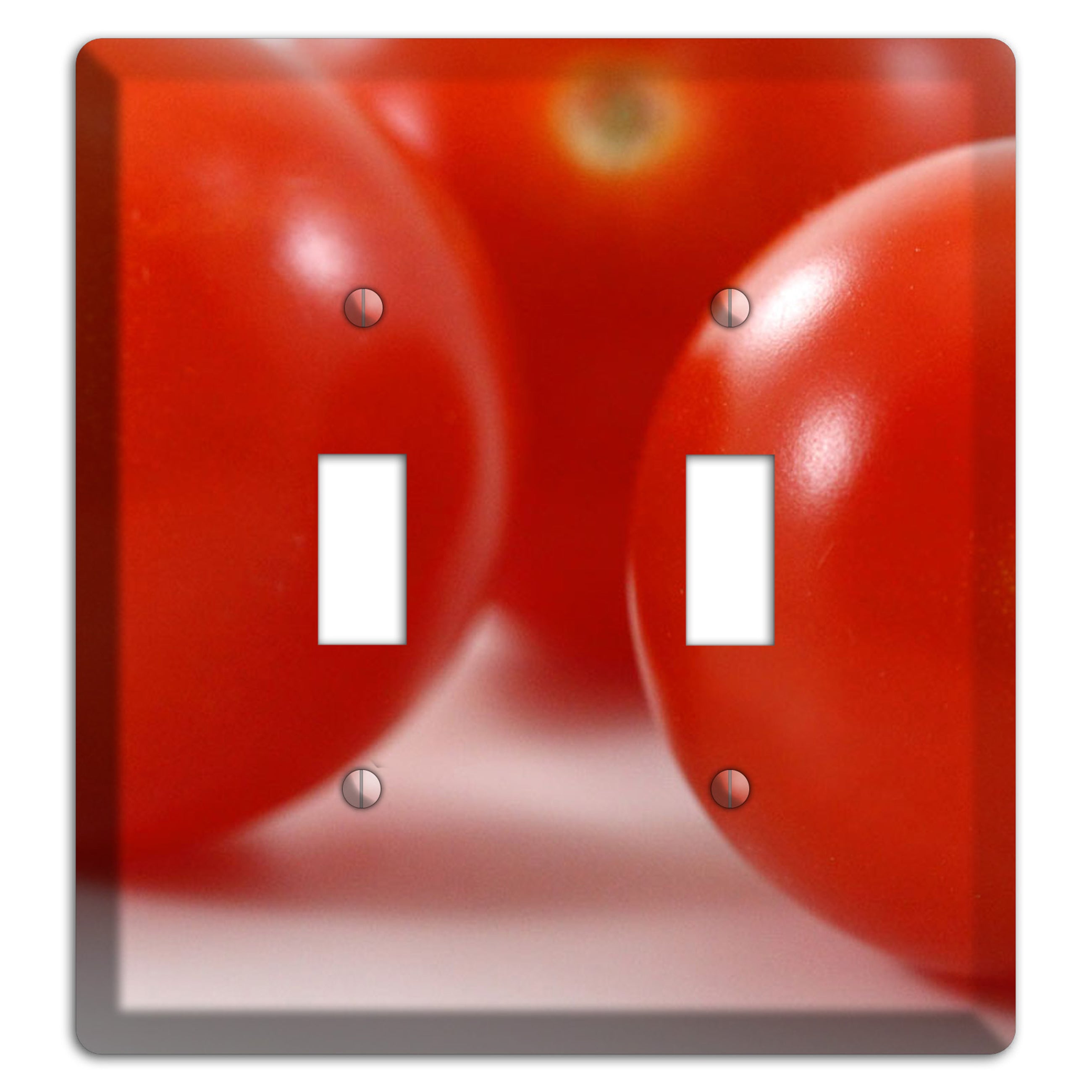 Tomoatoes Large 2 Toggle Wallplate