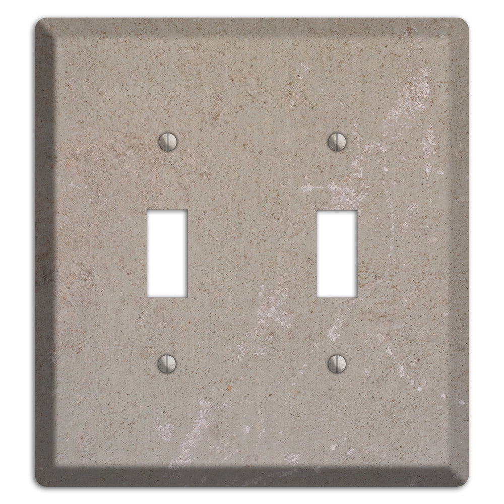 Old Concrete 7 2 Toggle Wallplate