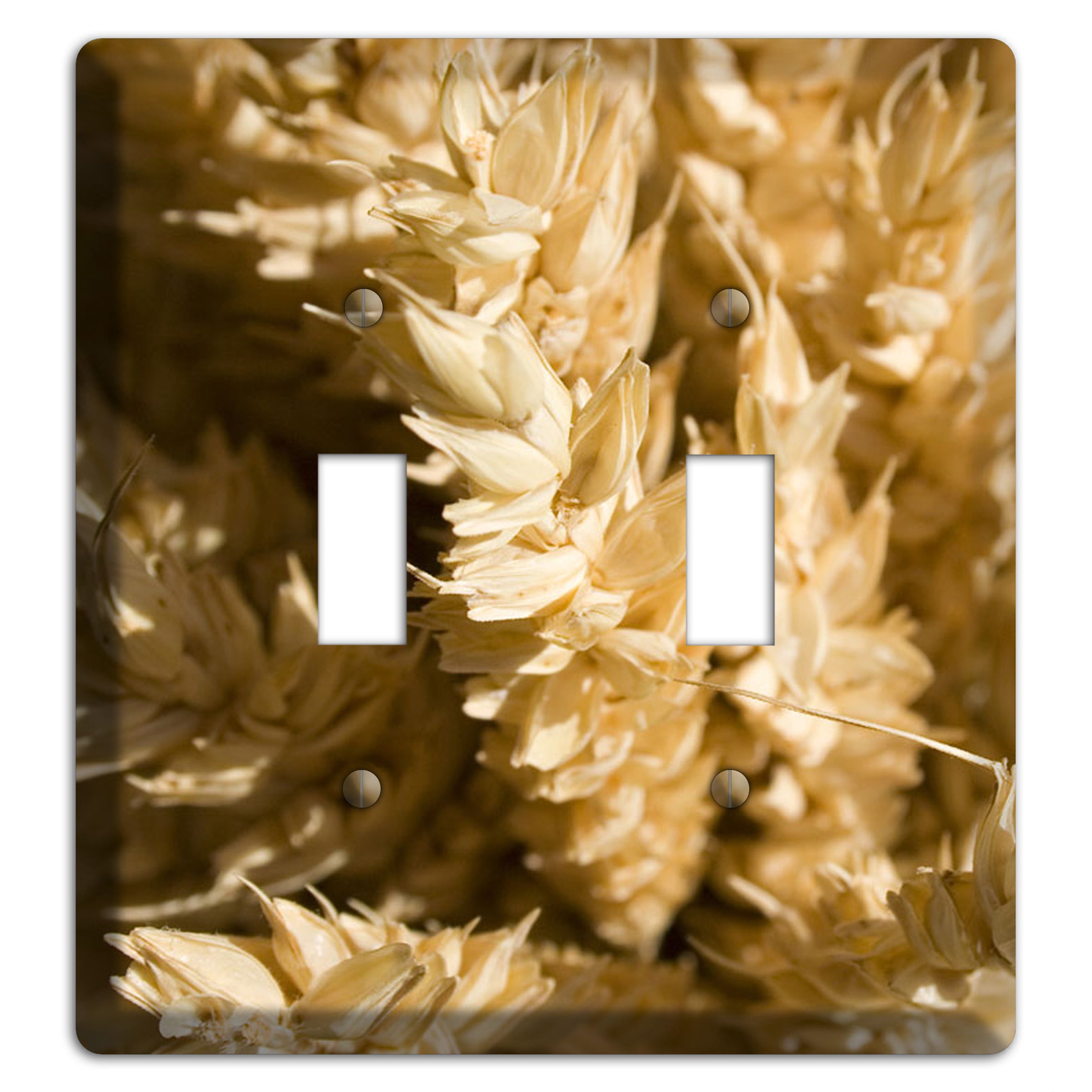 Wheat 2 Toggle Wallplate