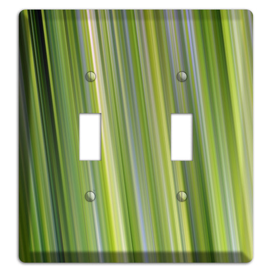 Green Ray of Light 2 Toggle Wallplate
