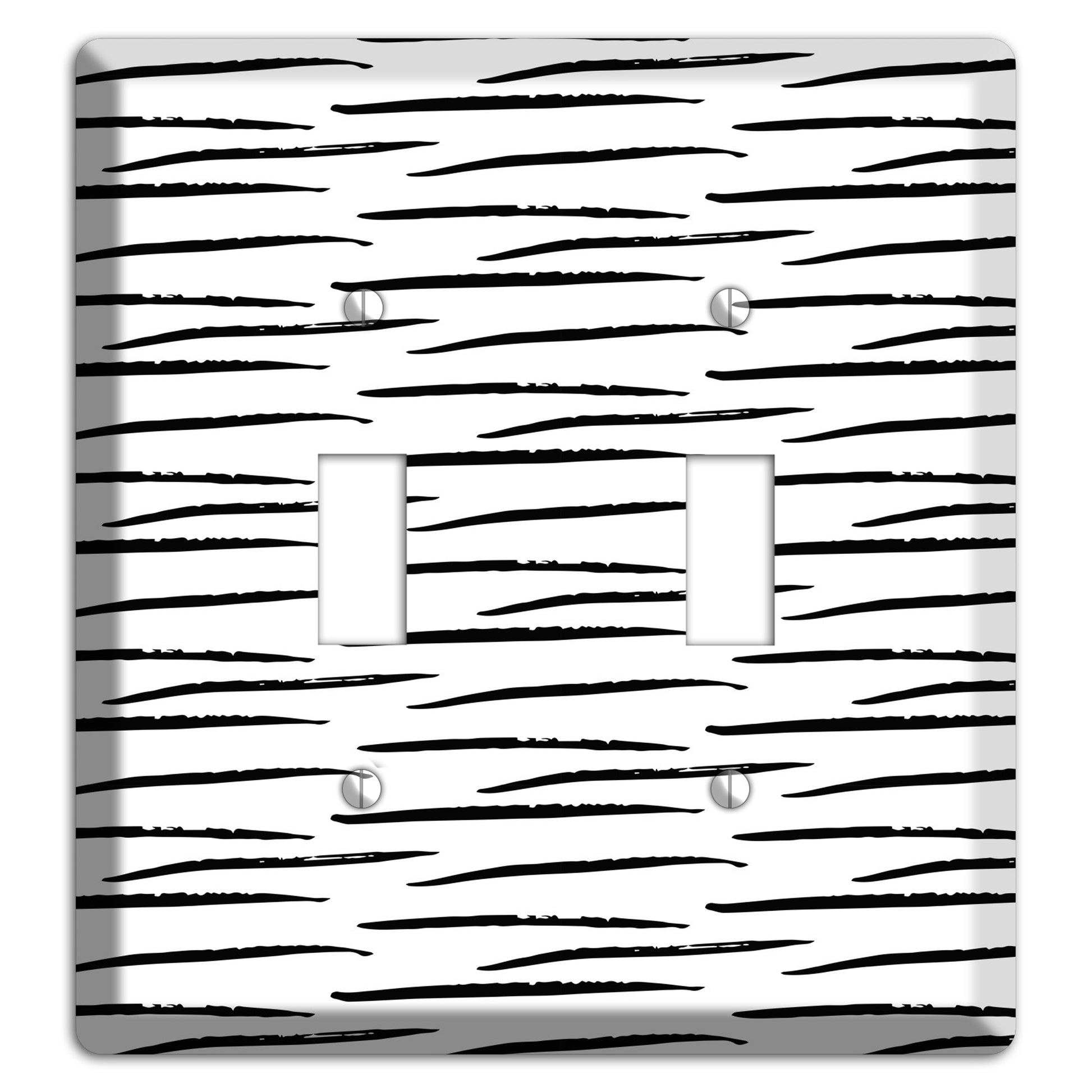 Ink Brushstrokes 9 2 Toggle Wallplate