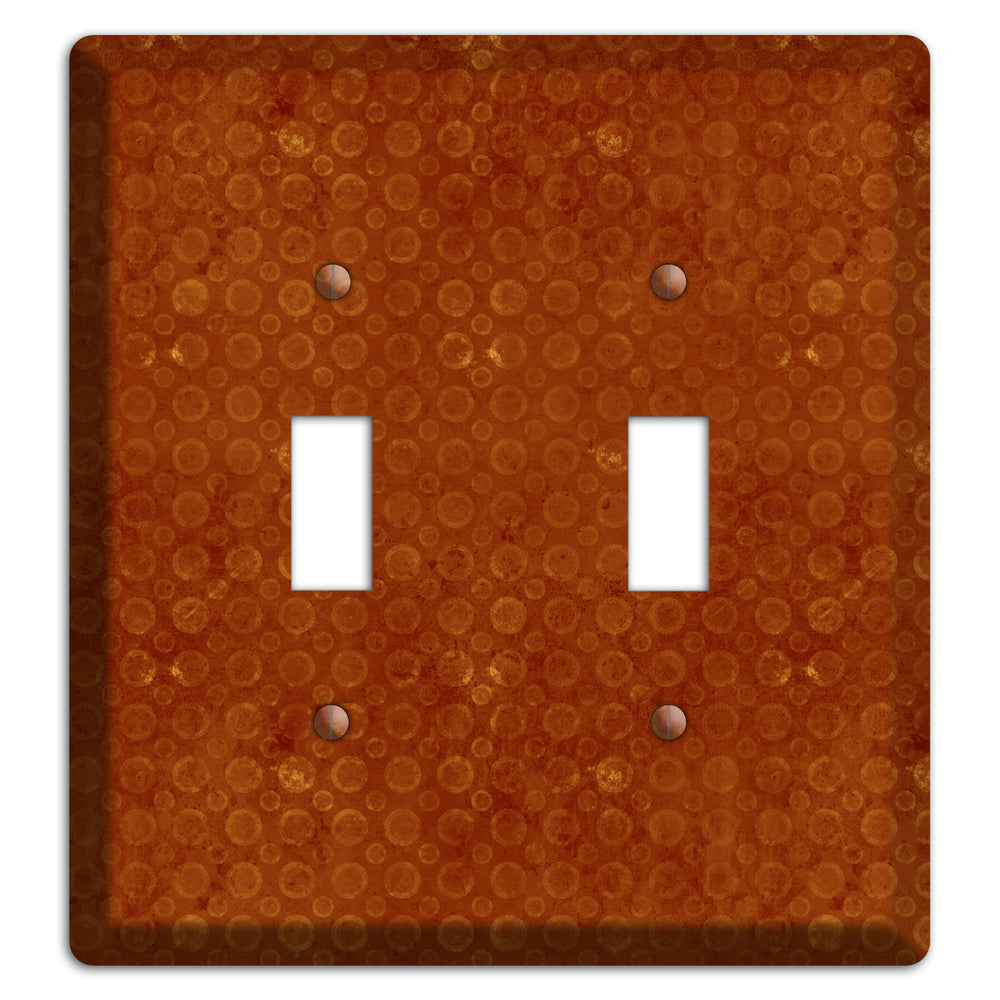 Red Circles 2 Toggle Wallplate