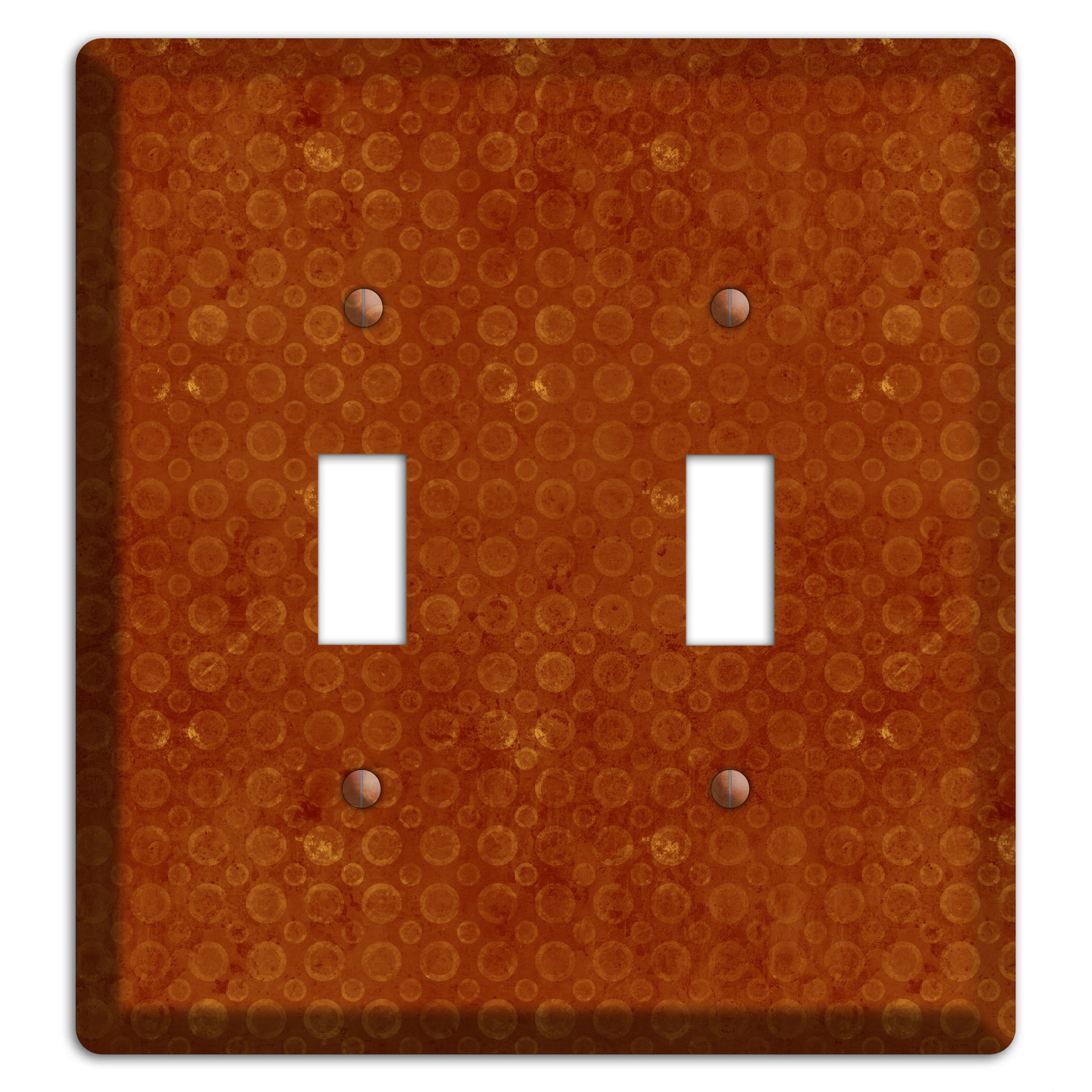 Red Circles 2 Toggle Wallplate