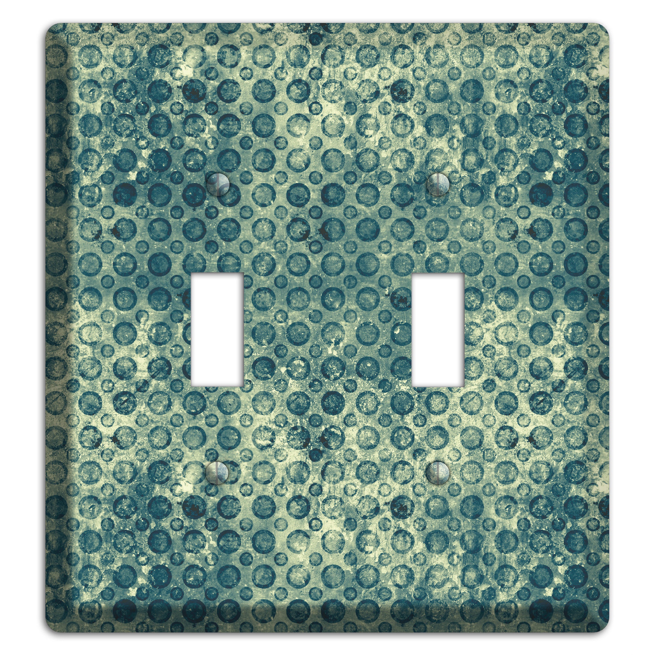 Green Circles 2 Toggle Wallplate