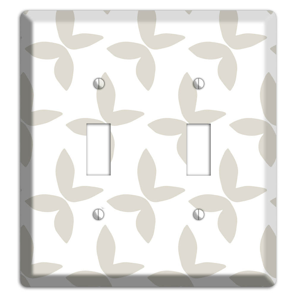 Simple Scandanavian Style O 2 Toggle Wallplate