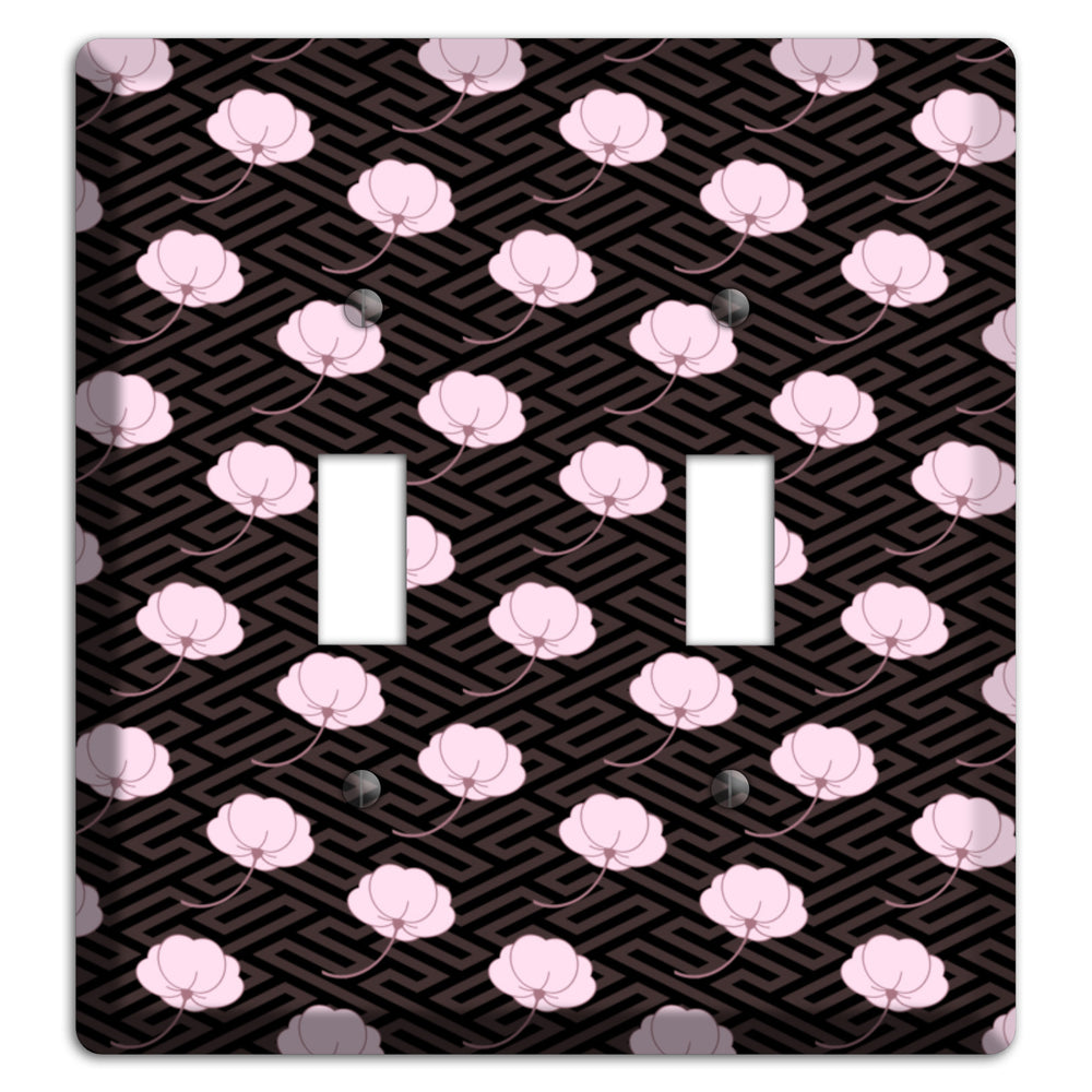 Small Asian Blossoms with Pattern 2 Toggle Wallplate