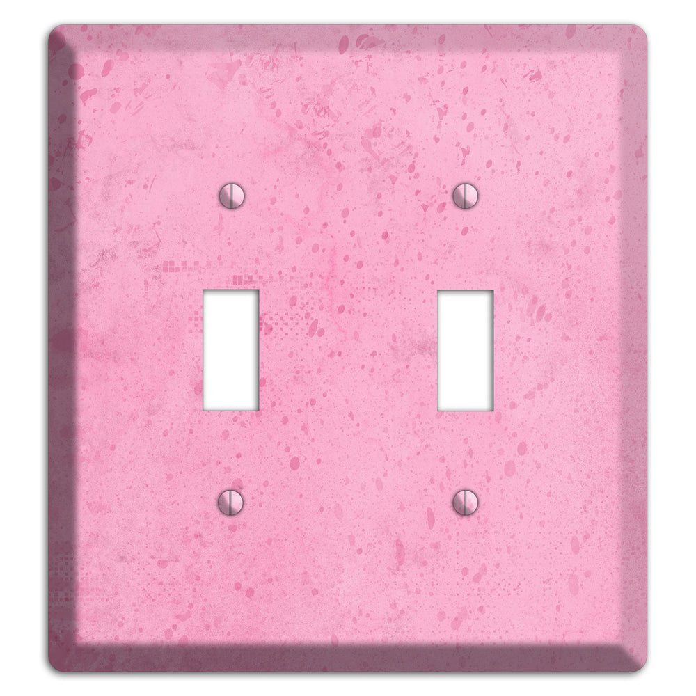 Illusion Pink Texture 2 Toggle Wallplate