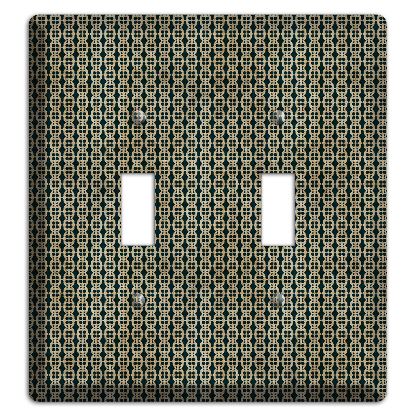 Dark Green Grunge Tiny Tiled Tapestry 3 2 Toggle Wallplate
