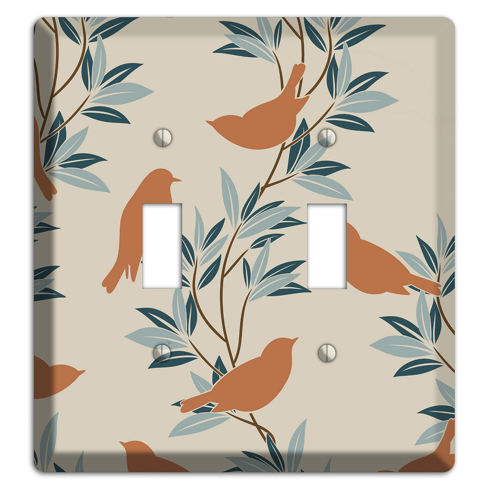 Bird Branch 2 2 Toggle Wallplate