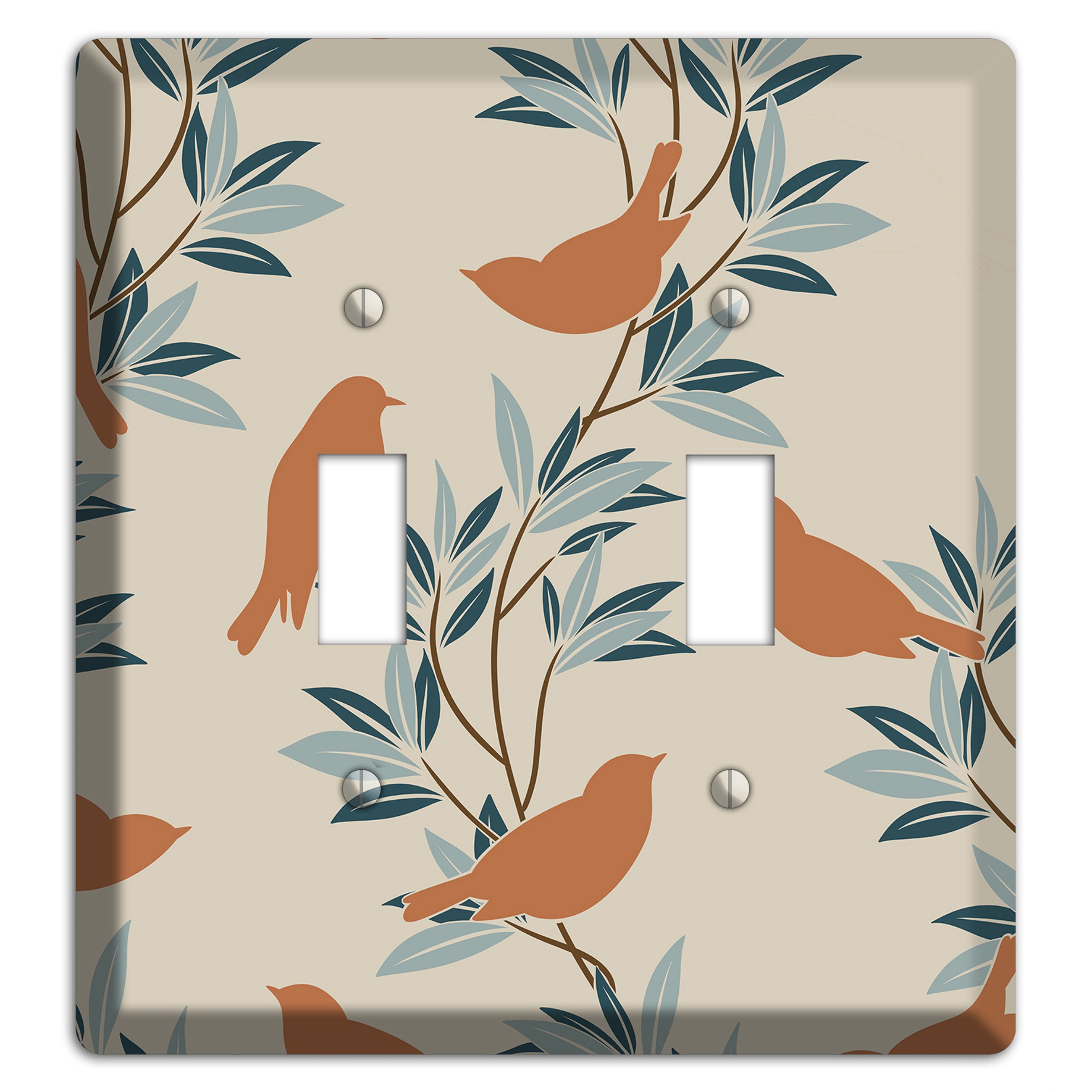 Bird Branch 2 2 Toggle Wallplate