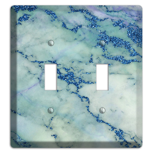 Opal marble 2 Toggle Wallplate