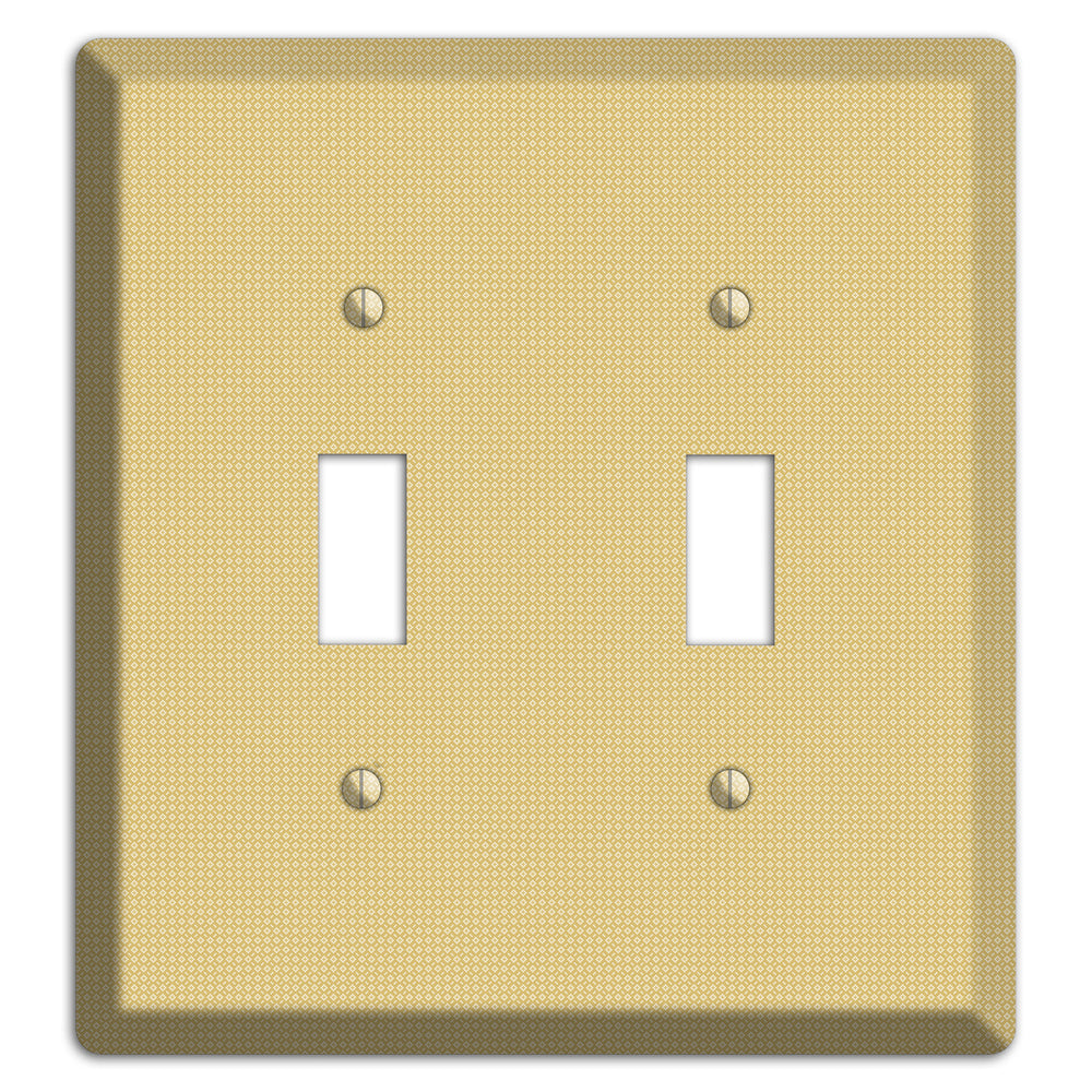 Khaki Weave 2 Toggle Wallplate
