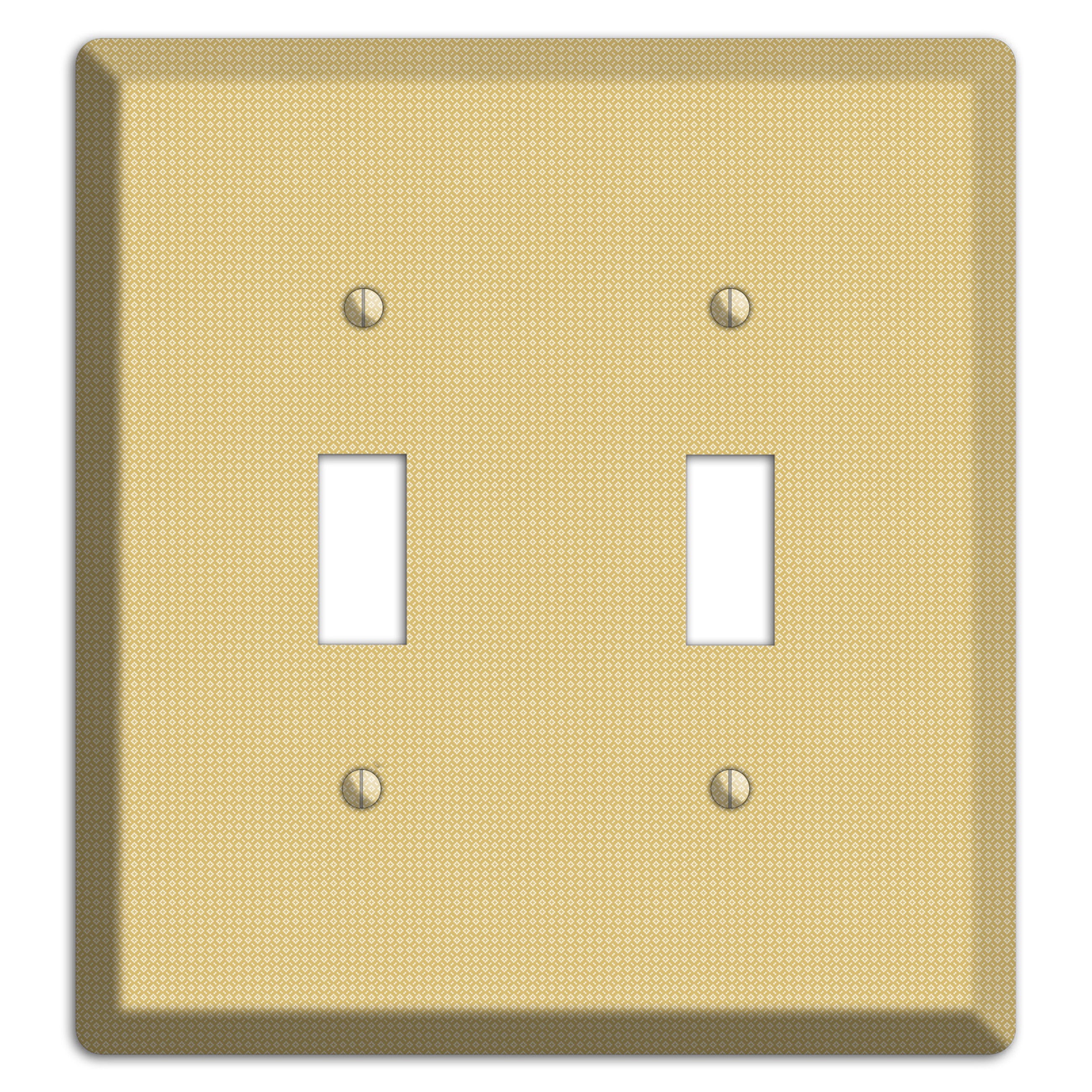 Khaki Weave 2 Toggle Wallplate