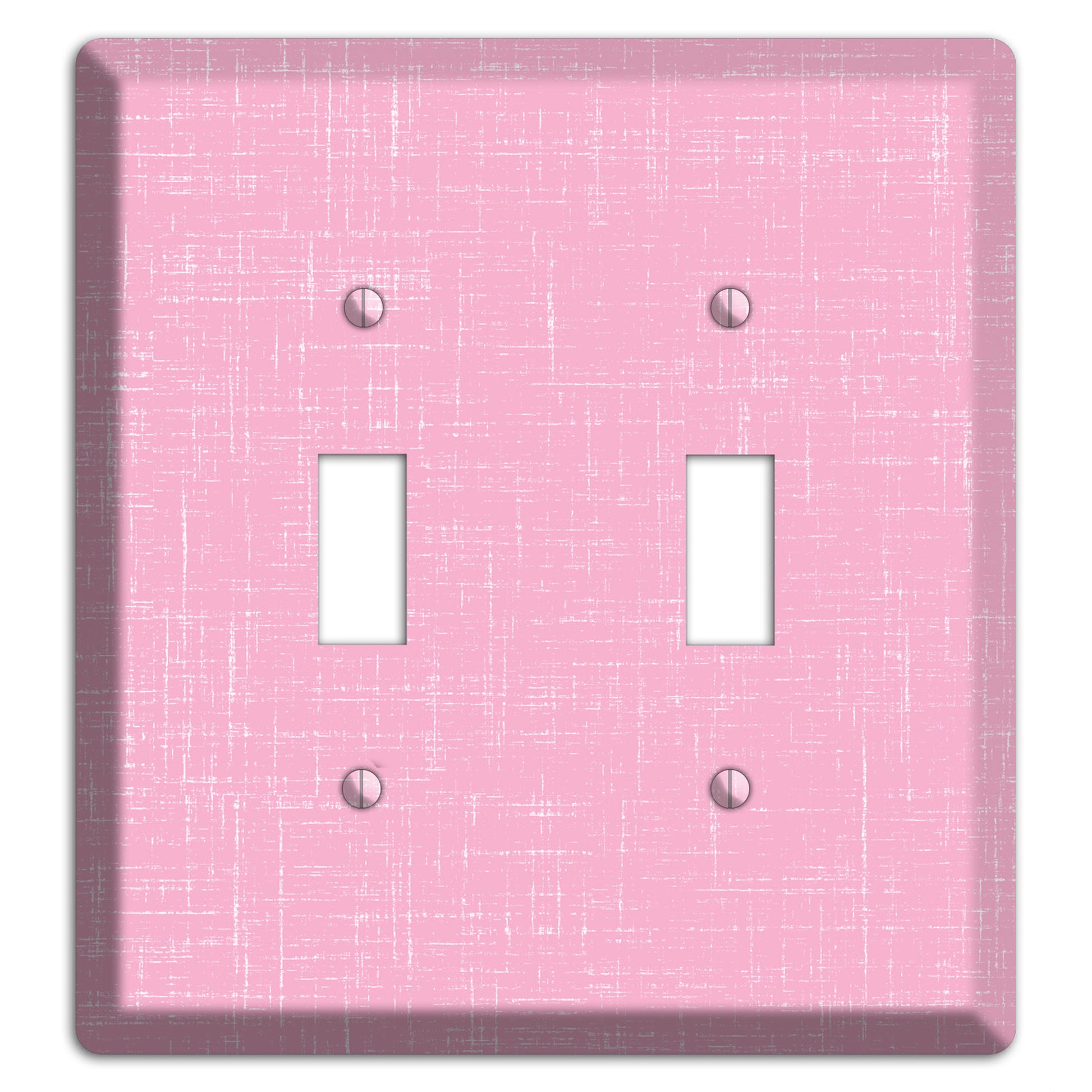 Chantilly Pink Texture 2 Toggle Wallplate