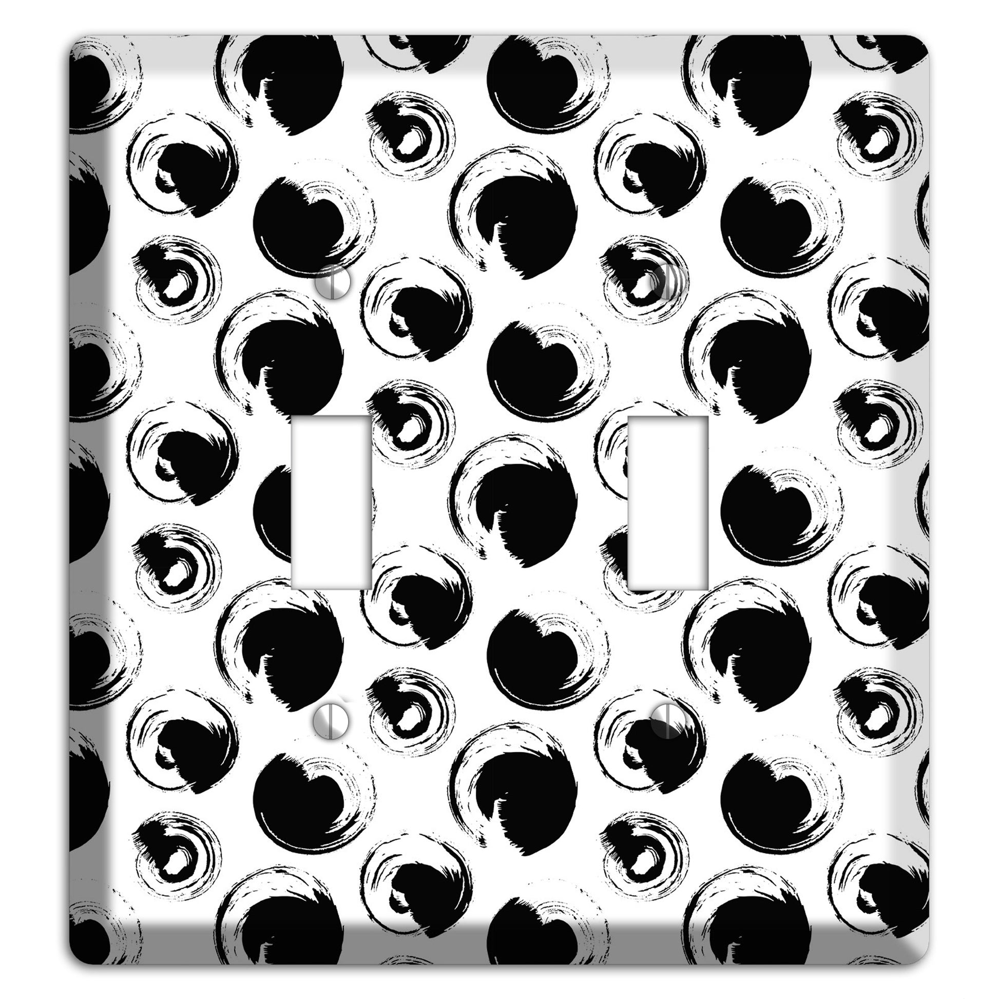 Ink Drops 1 2 Toggle Wallplate