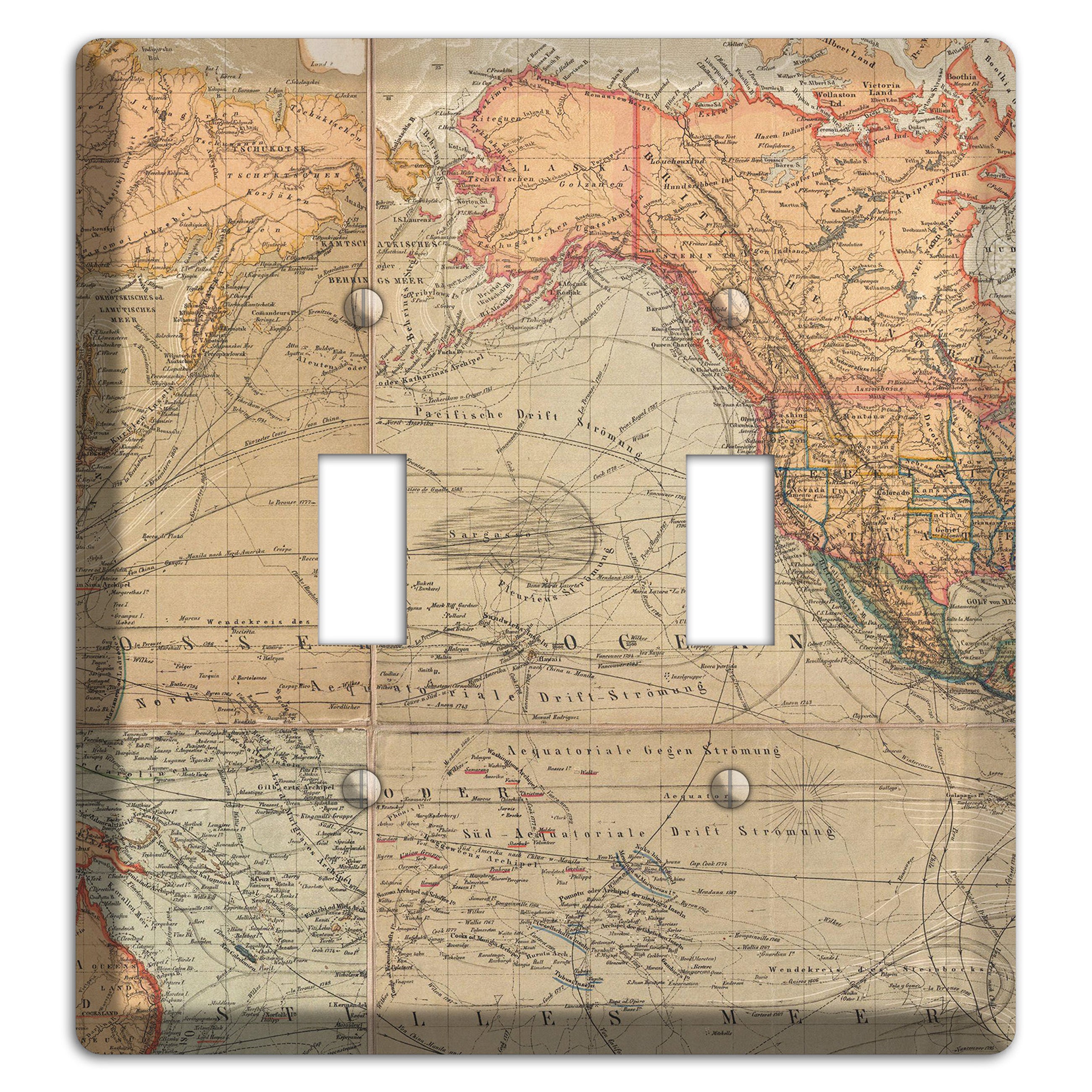 Pacific Ocean 2 Toggle Wallplate