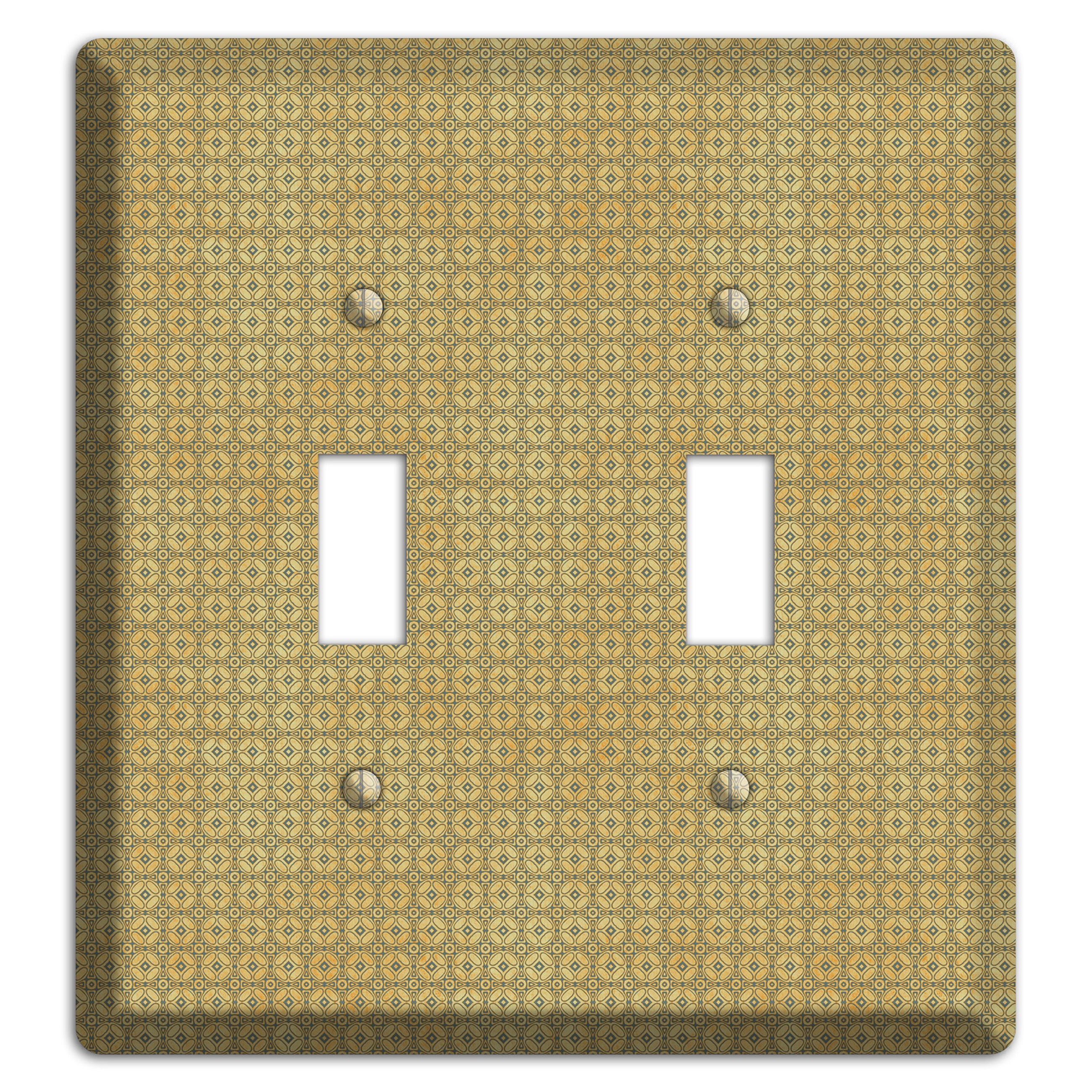 Multi Beige Arabesque 2 Toggle Wallplate