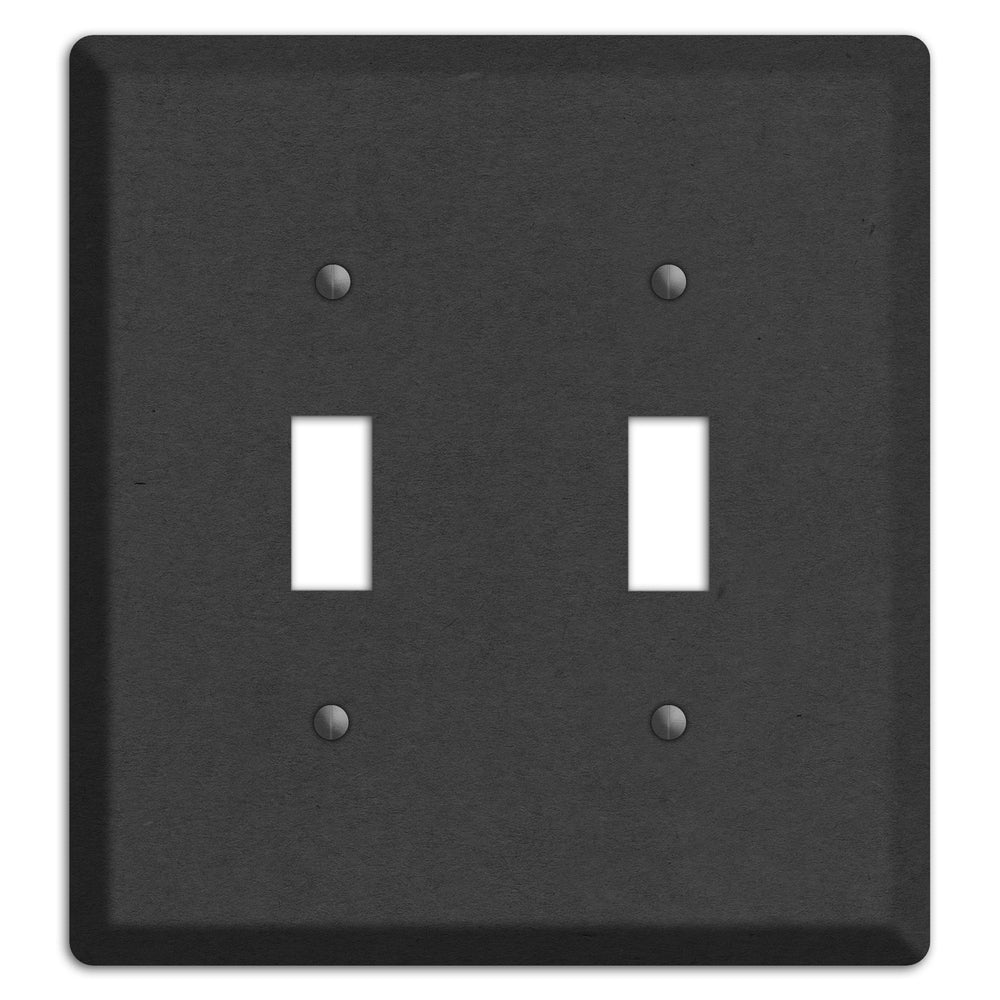 Charcoal Kraft 2 Toggle Wallplate