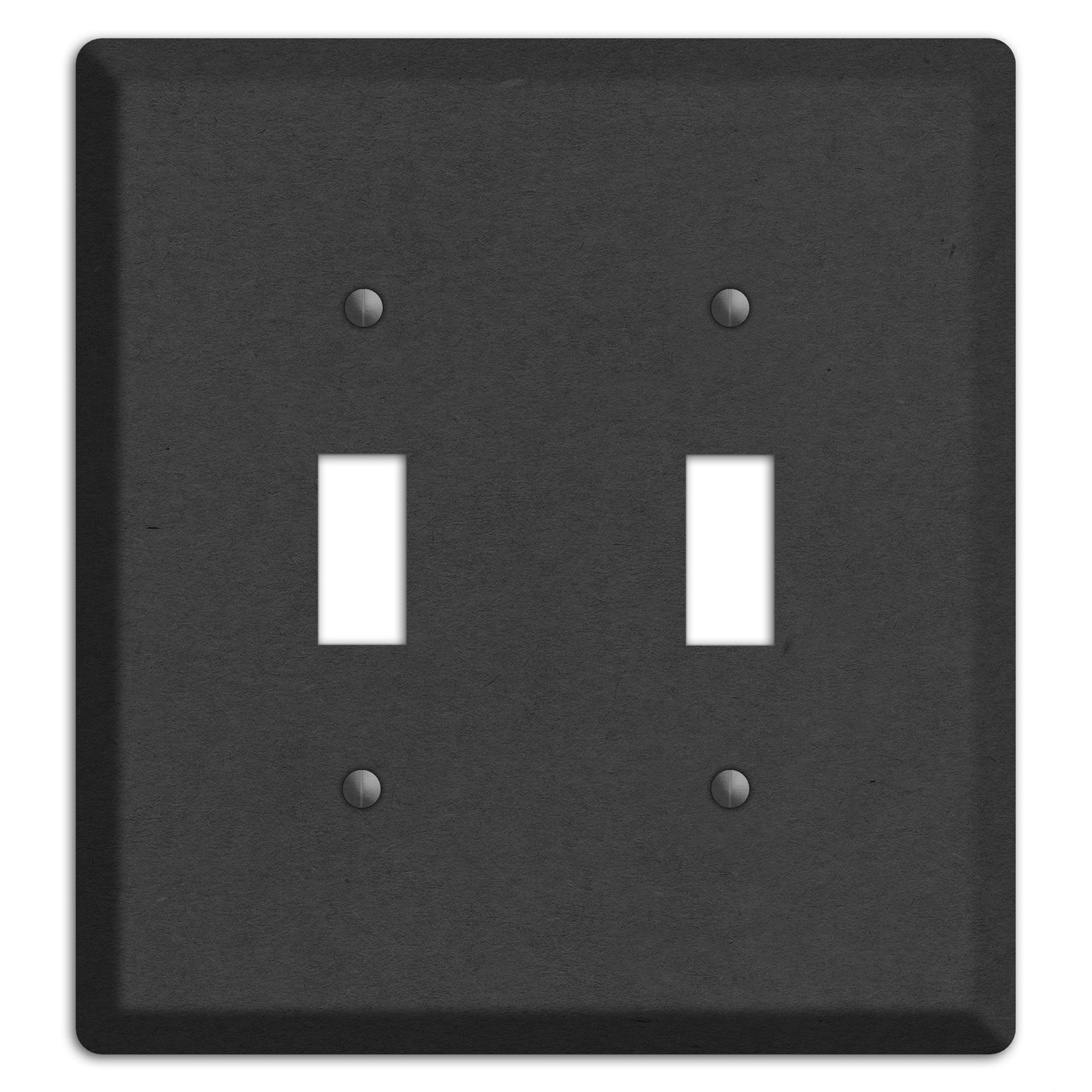 Charcoal Kraft 2 Toggle Wallplate