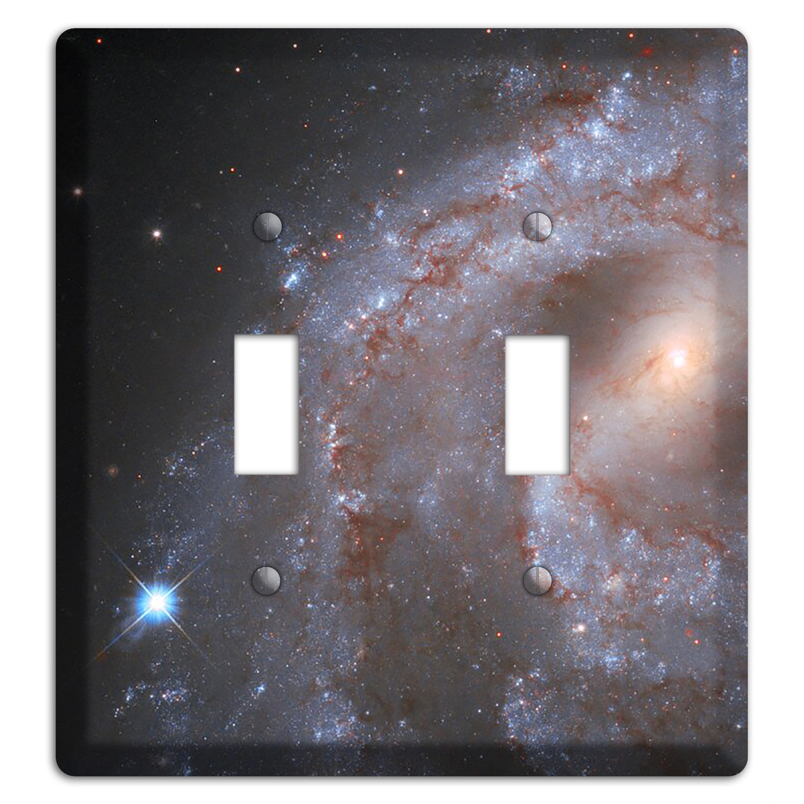 Galaxy NGC 2525 2 Toggle Wallplate