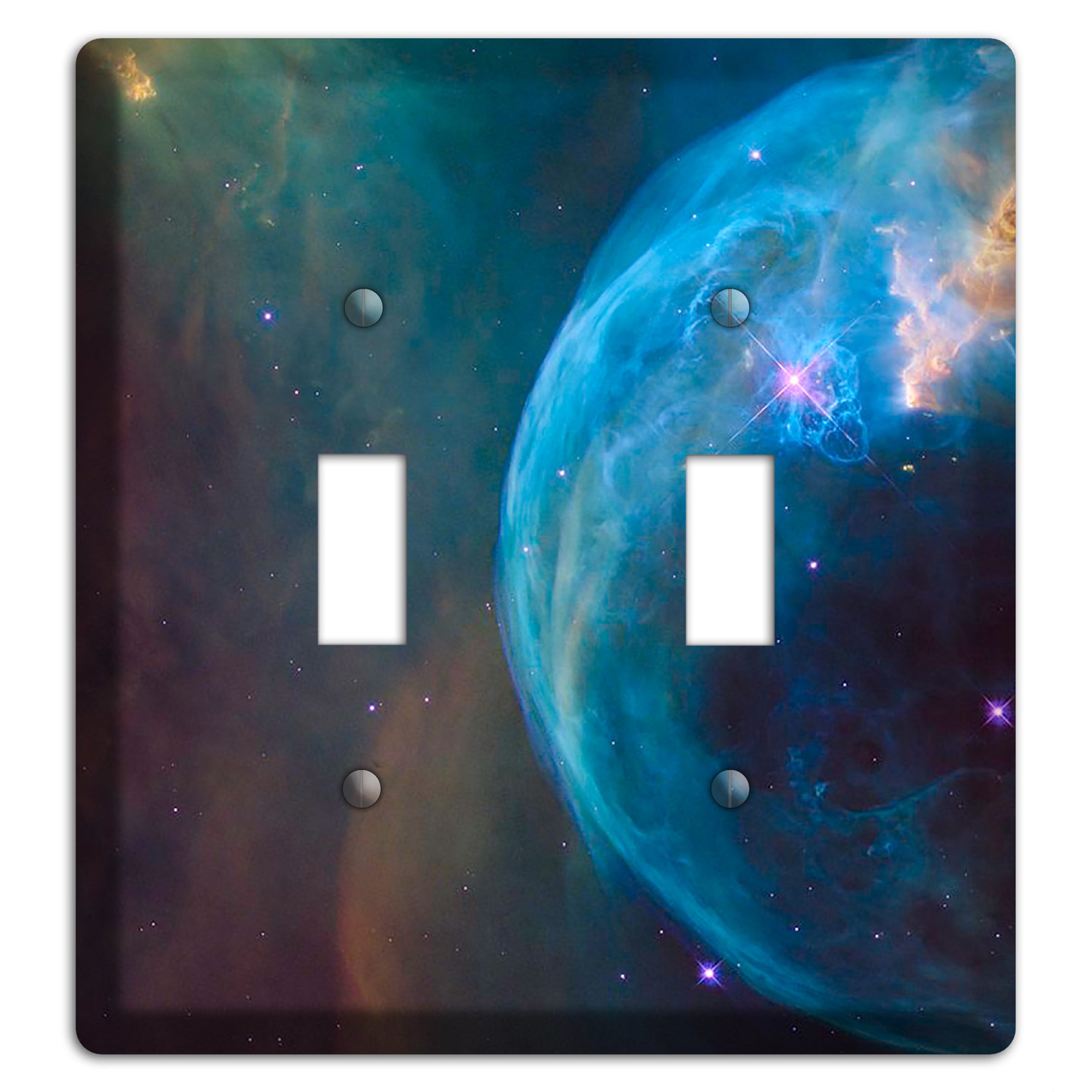 Bubble Nebula 2 Toggle Wallplate