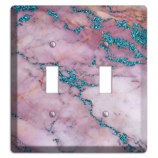 Lily Marble 2 Toggle Wallplate