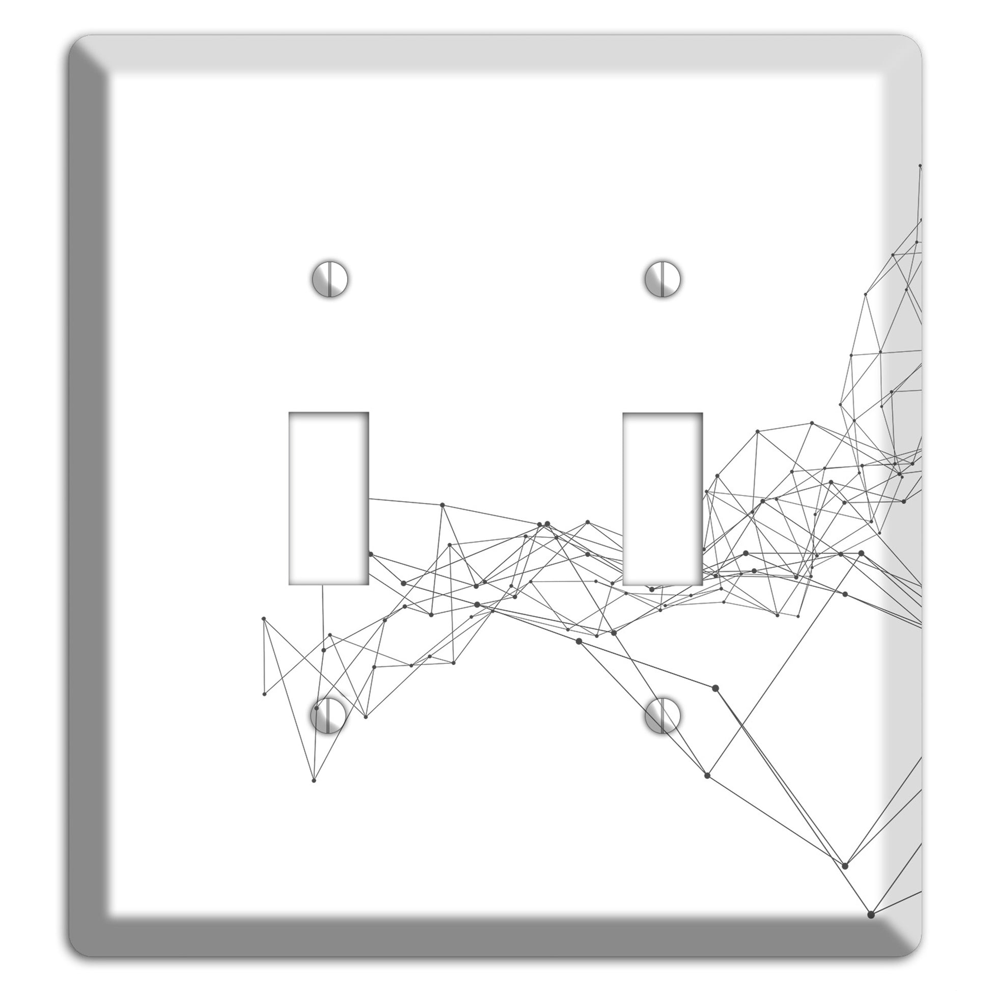 Ink Brushstrokes 7 2 Toggle Wallplate