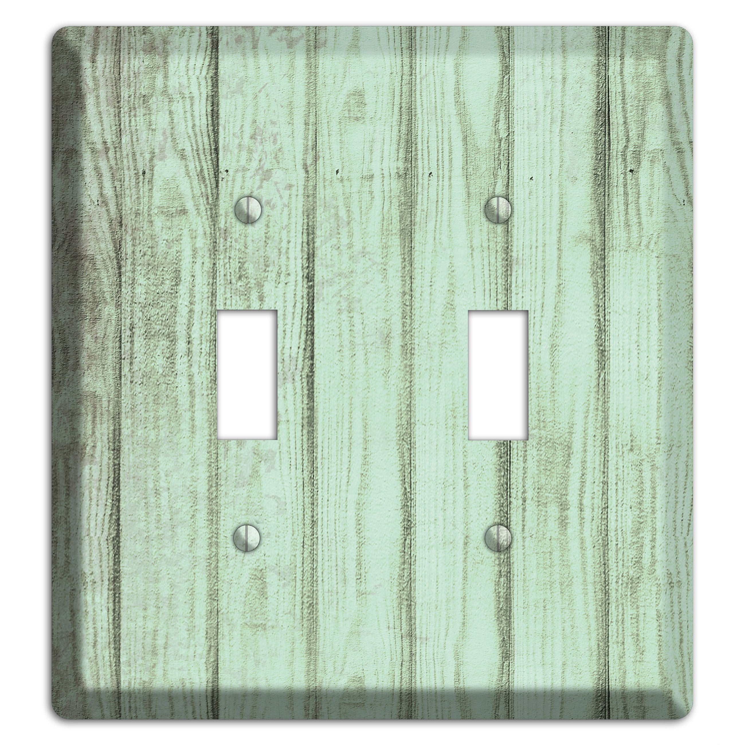 Norway Weathered Wood 2 Toggle Wallplate