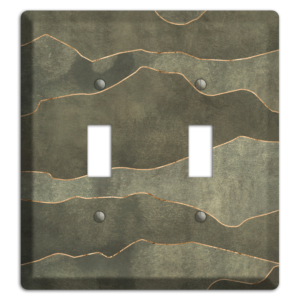 Jade Mountain Range 2 Toggle Wallplate