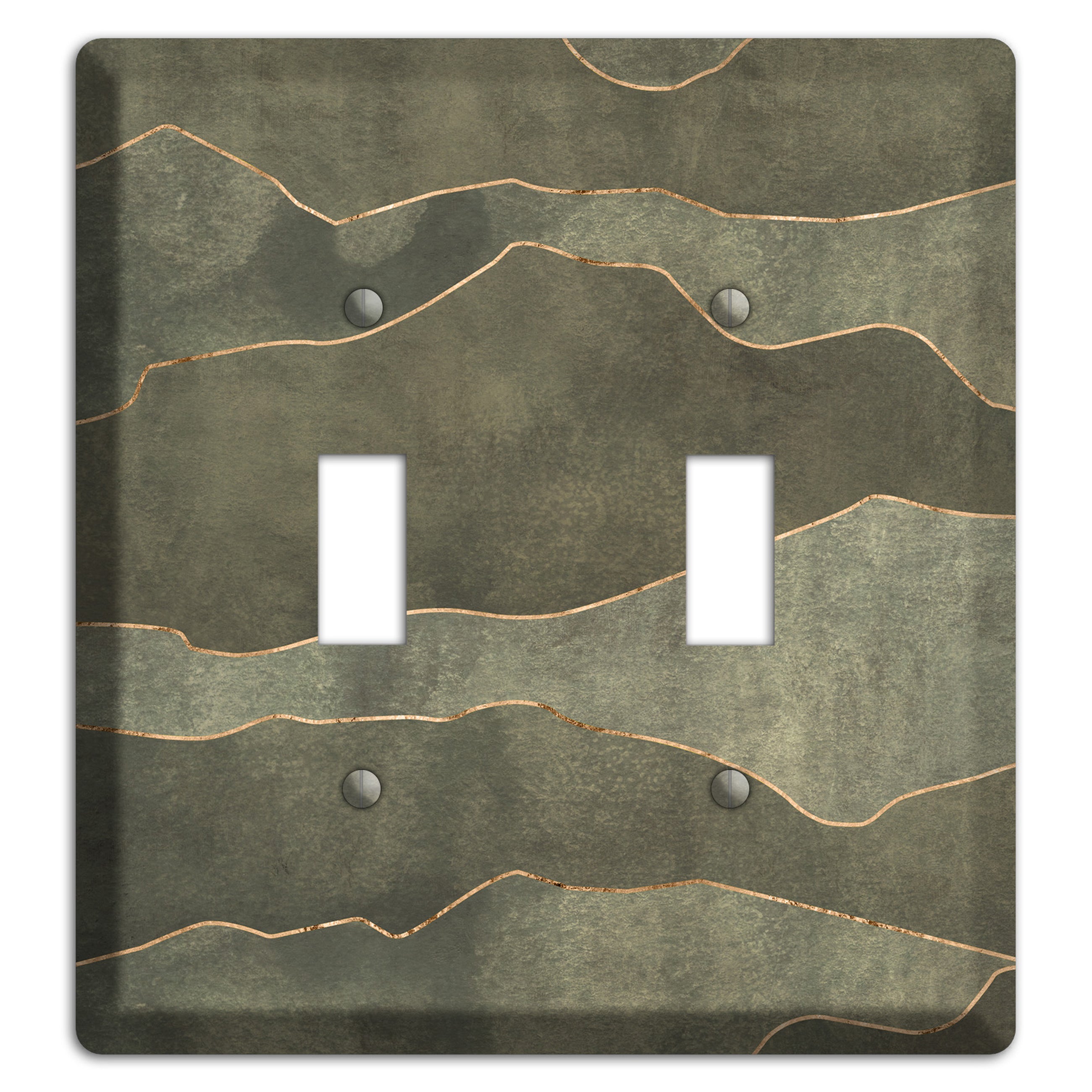 Jade Mountain Range 2 Toggle Wallplate