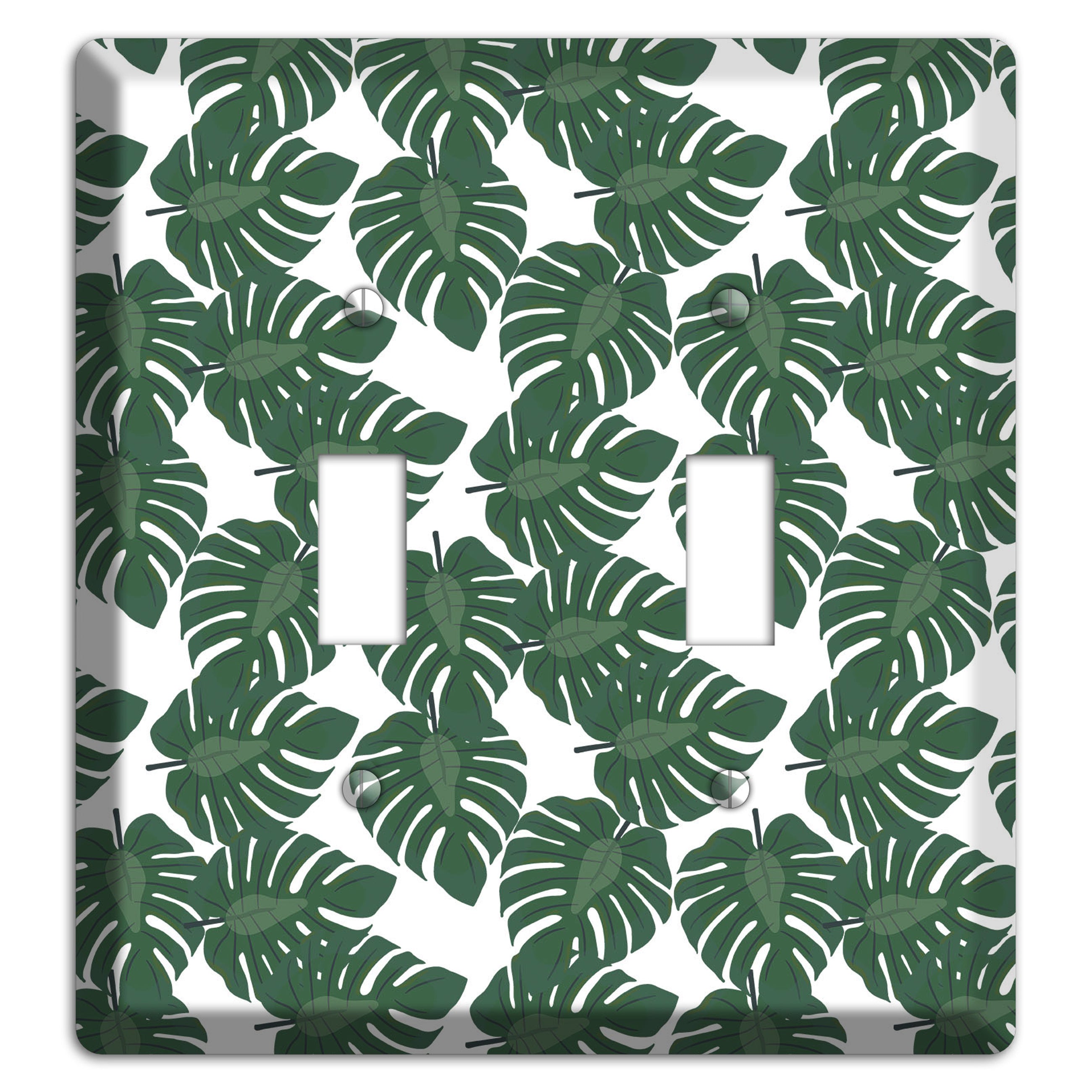 Leaves Style EE 2 Toggle Wallplate