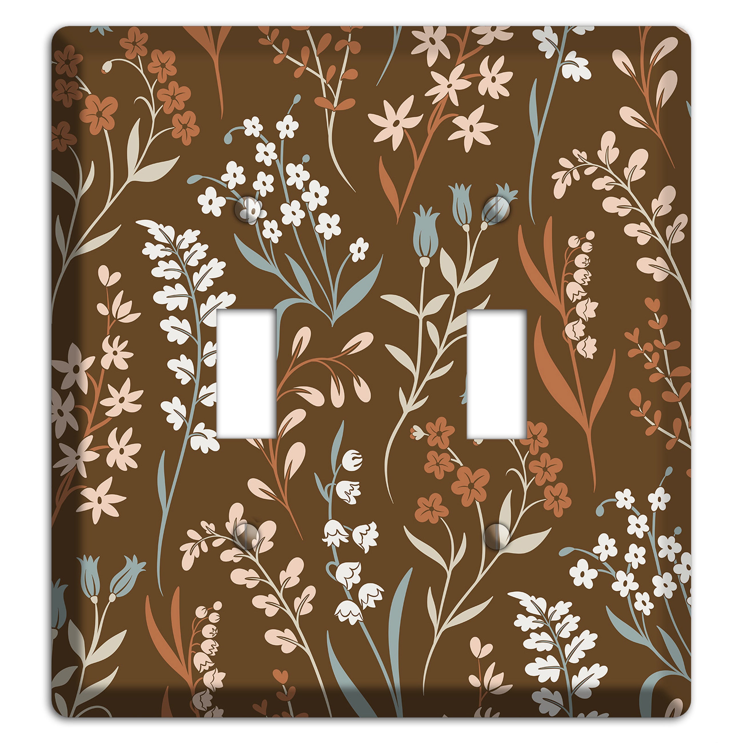 Fall Floral 1 2 Toggle Wallplate