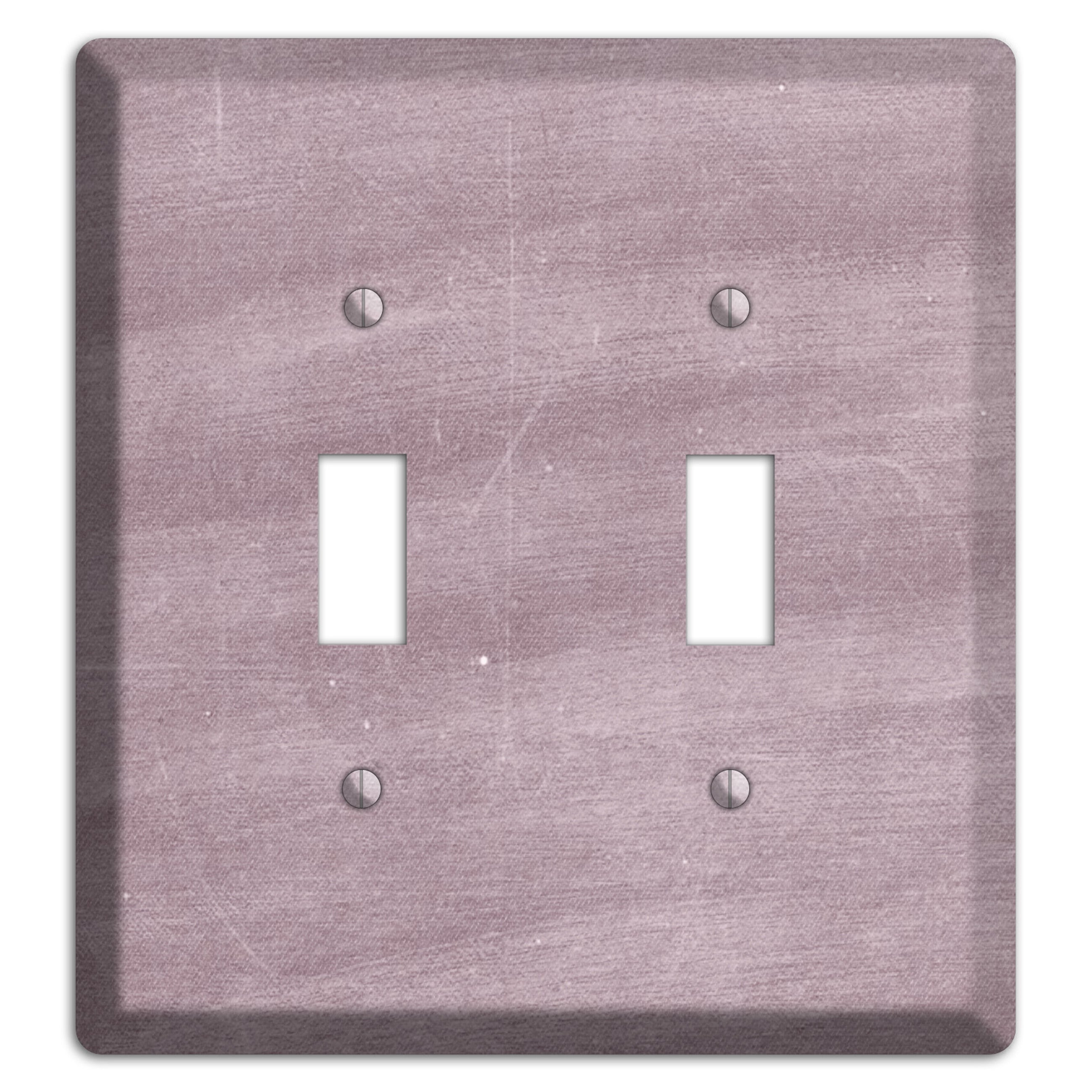 Chalk Light Maroon 2 Toggle Wallplate
